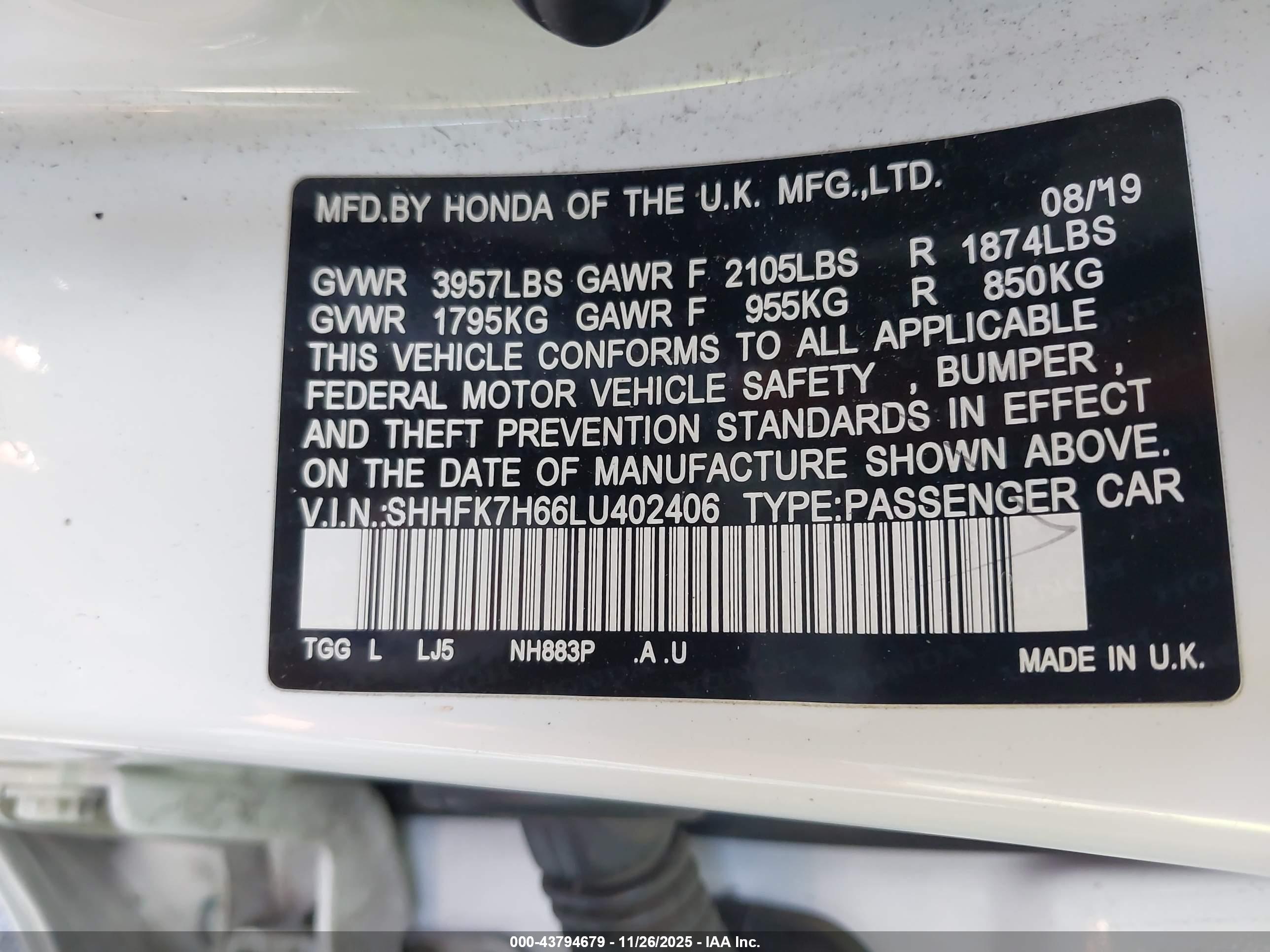 HONDA CIVIC image 9