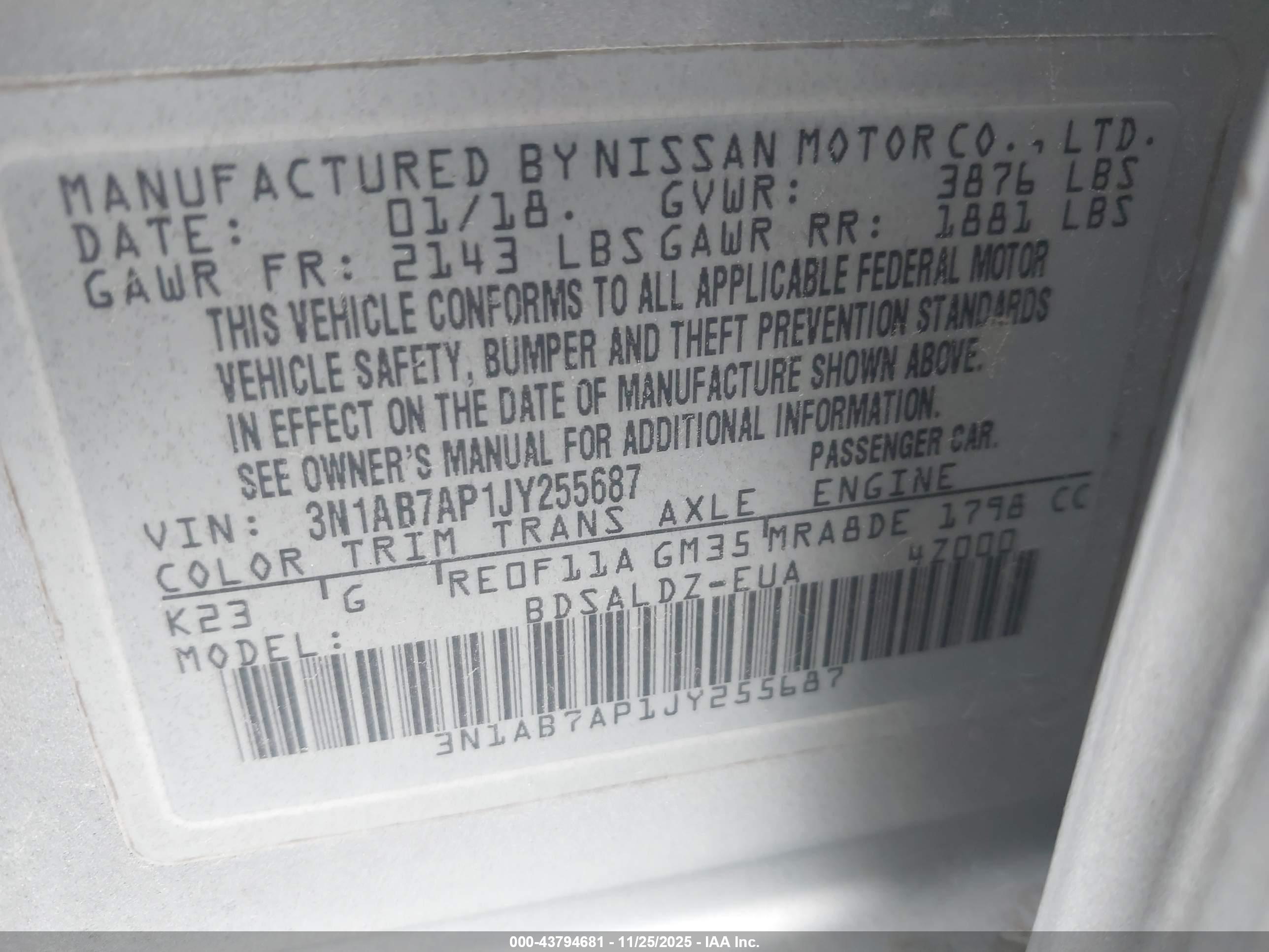 NISSAN SENTRA image 9