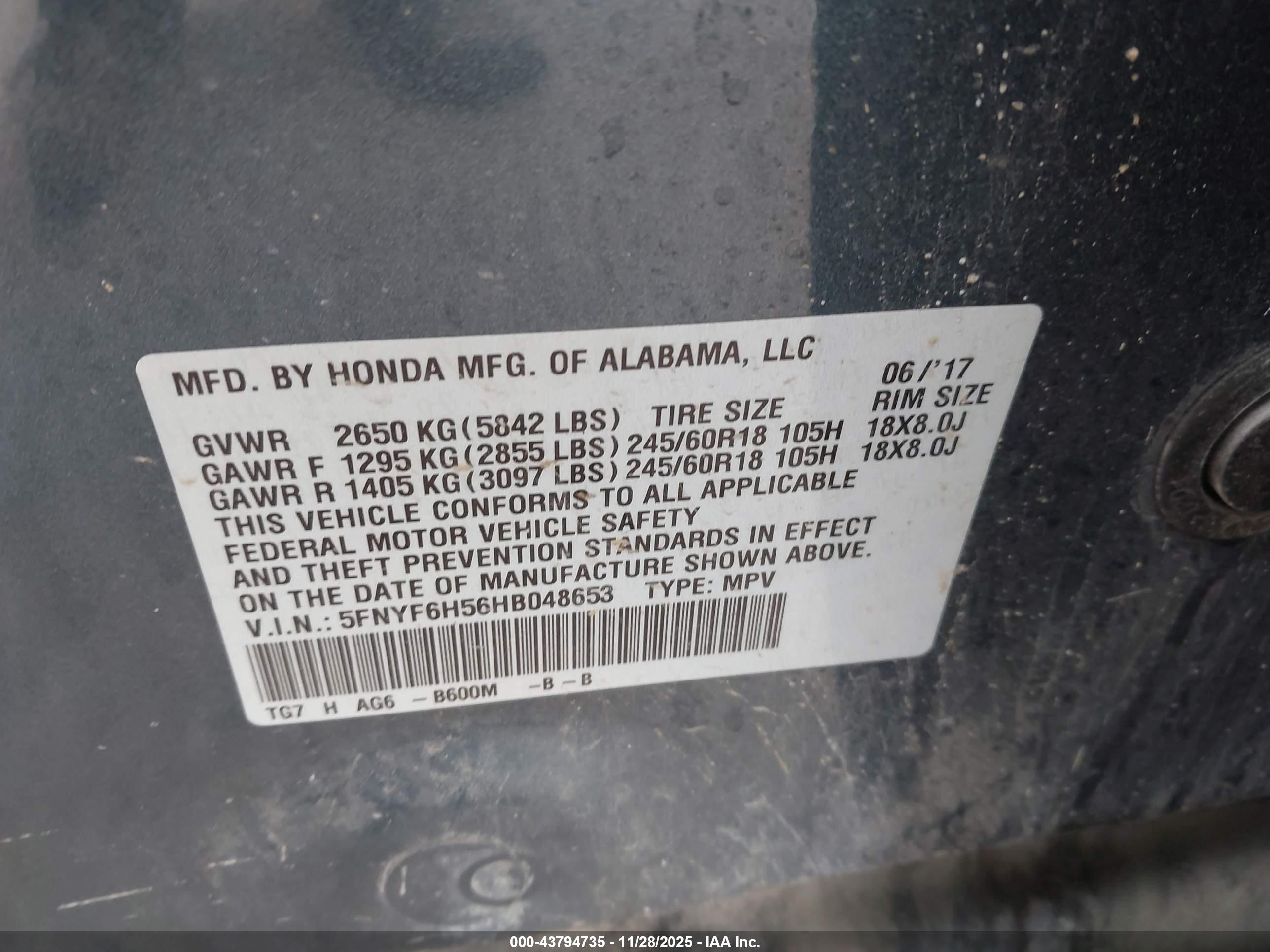 HONDA PILOT image 9