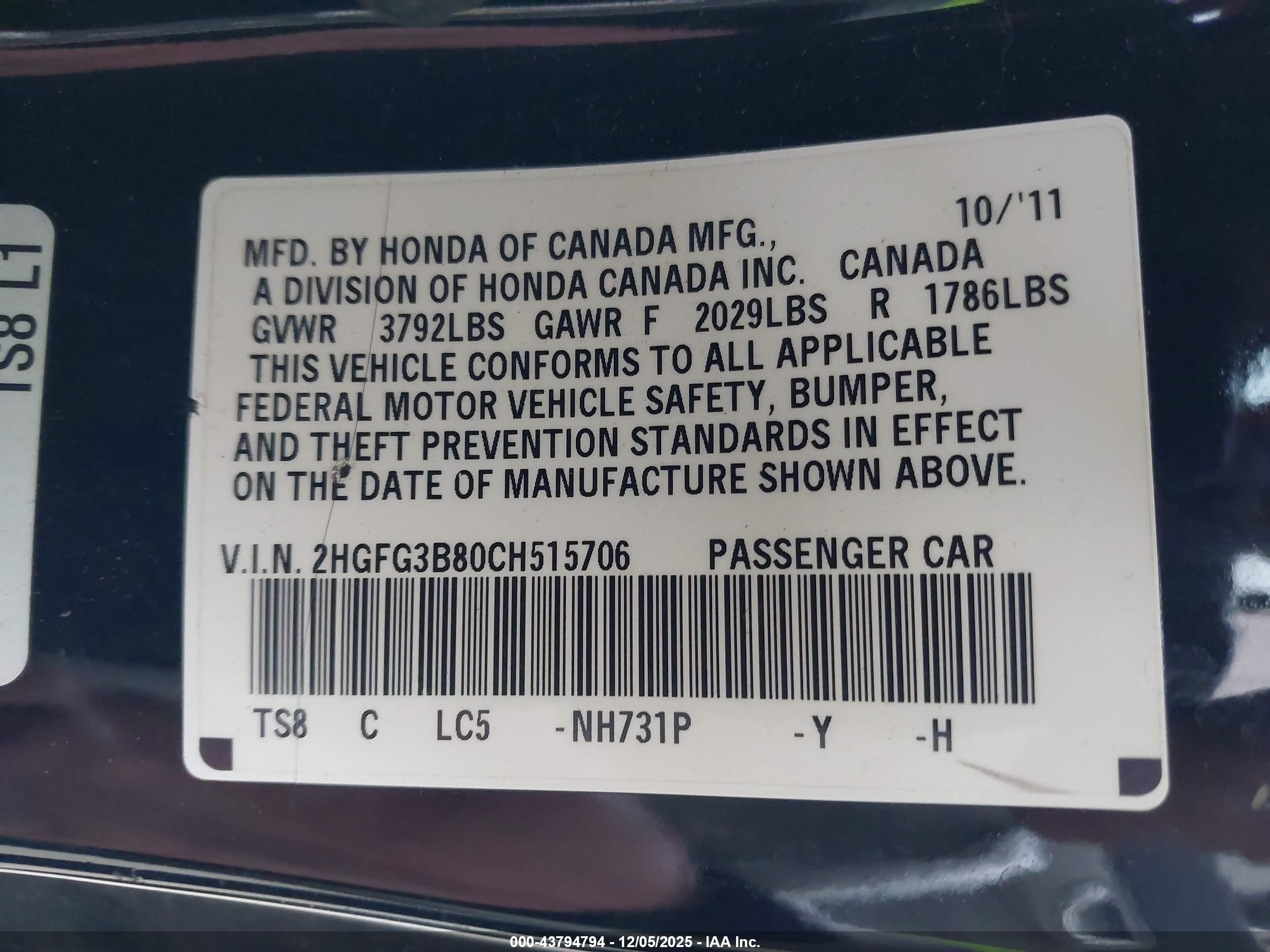 HONDA CIVIC image 9
