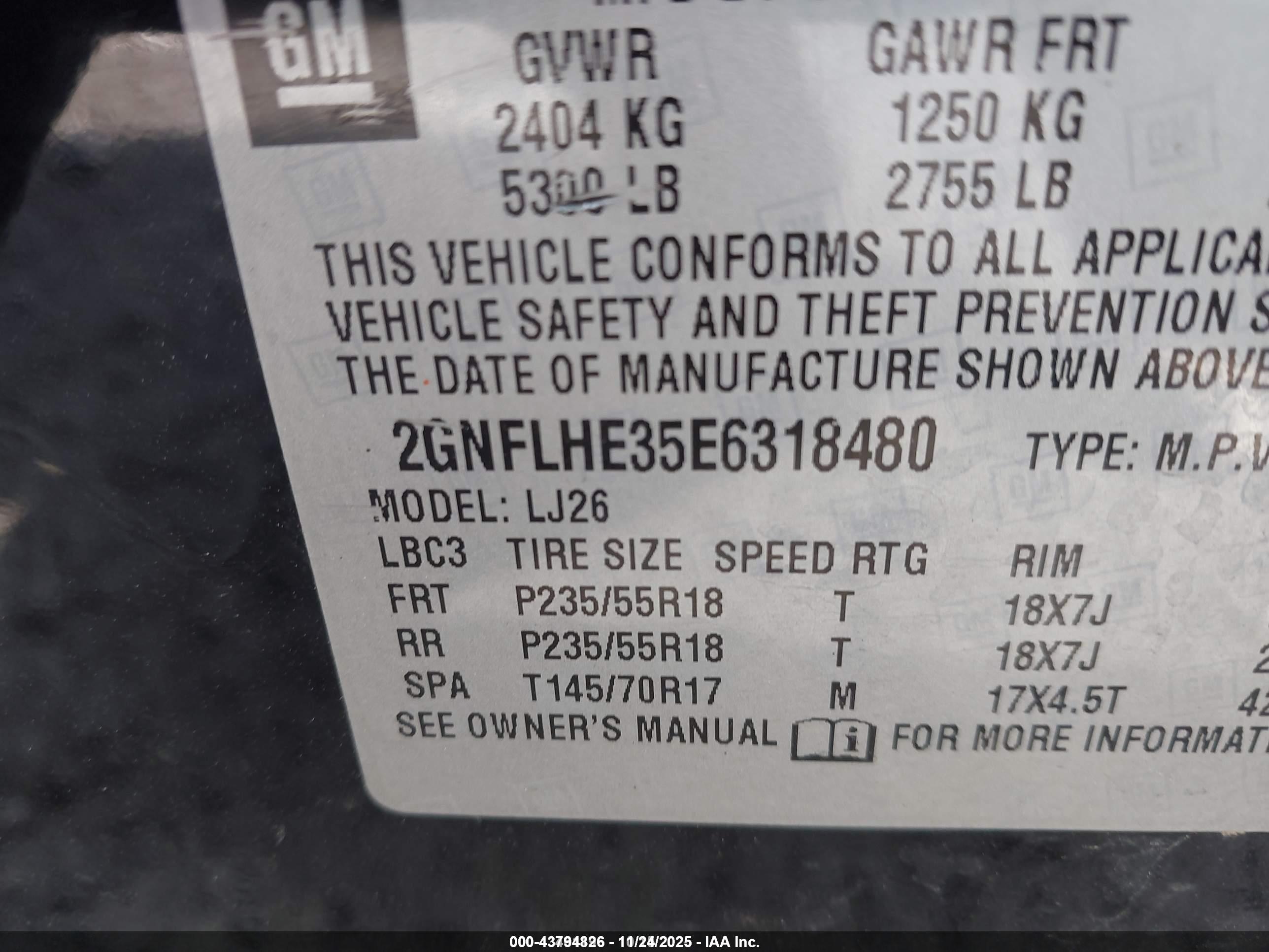 CHEVROLET EQUINOX image 9