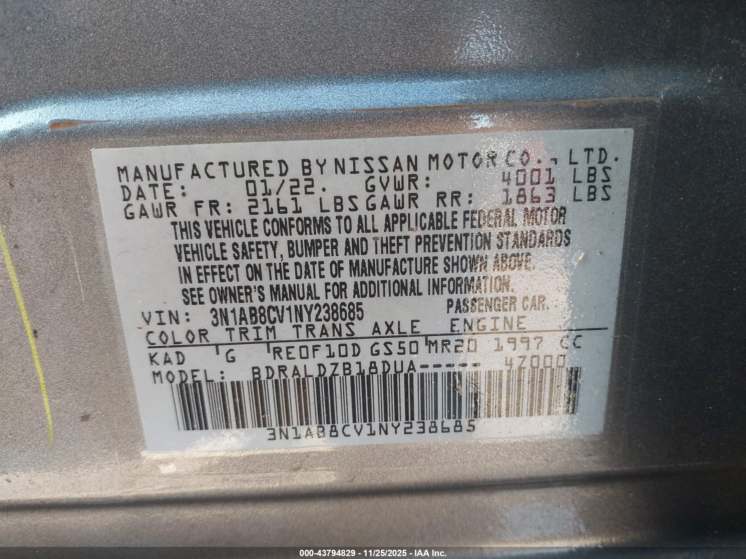 NISSAN SENTRA image 9