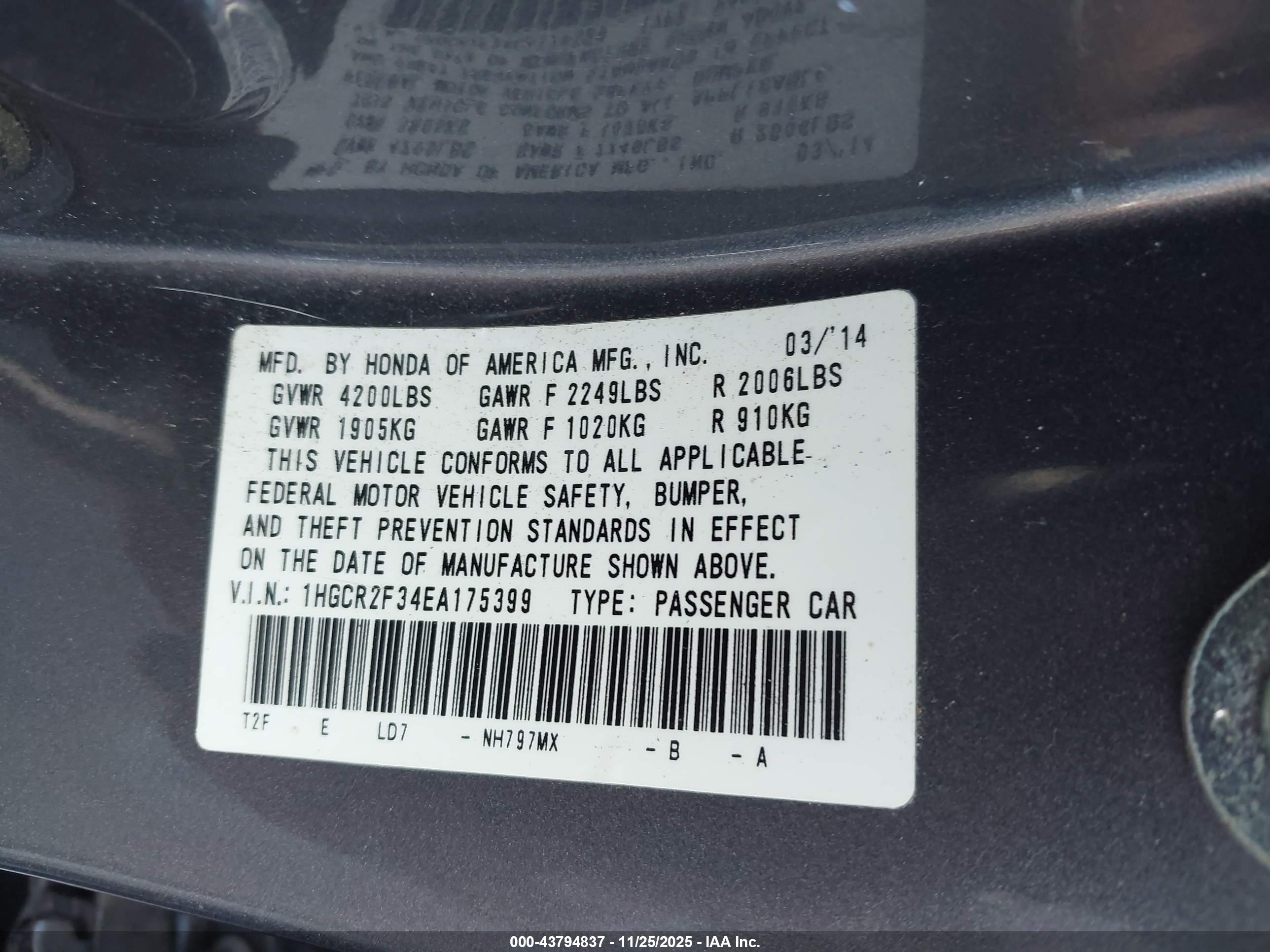 HONDA ACCORD image 9