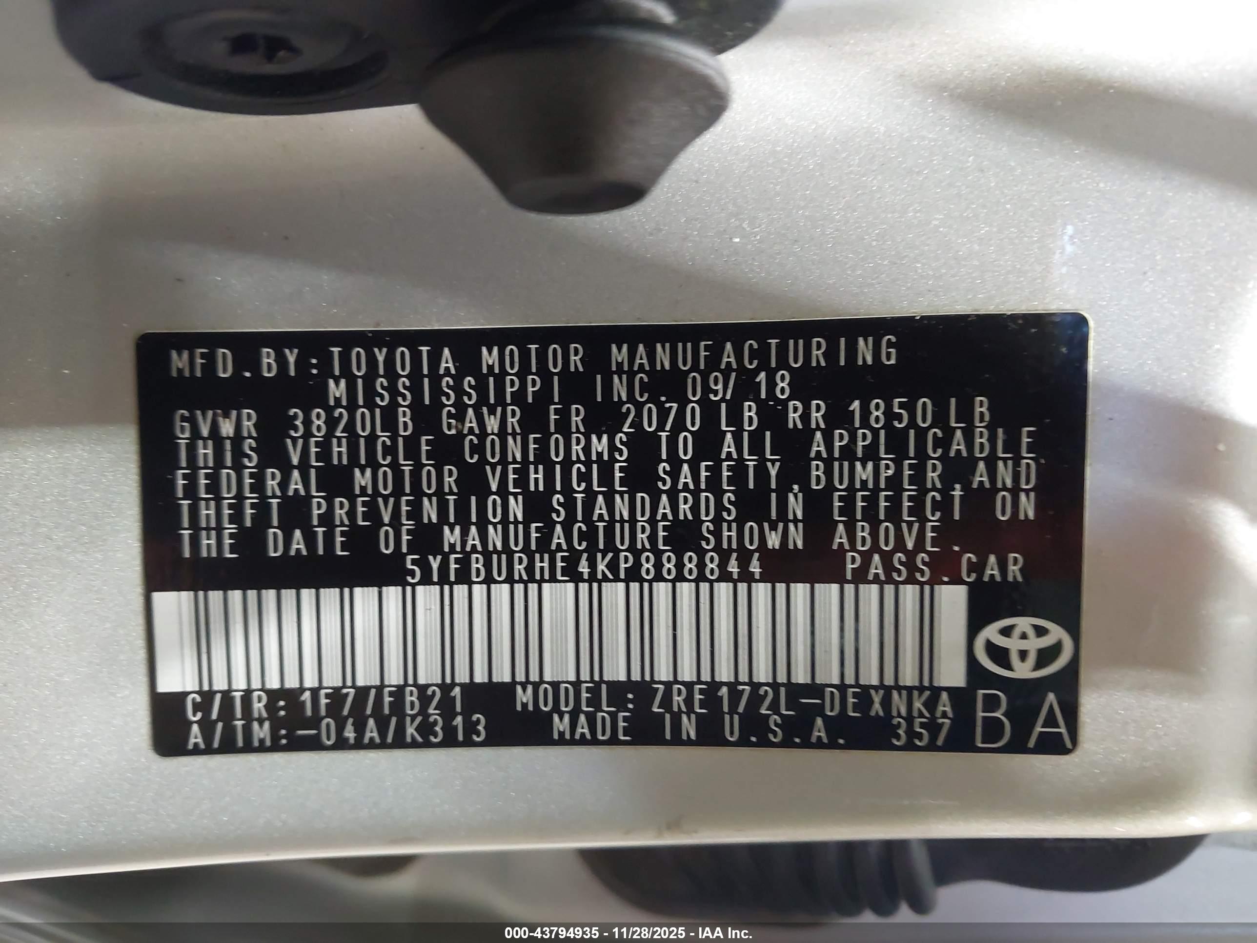 TOYOTA COROLLA image 9