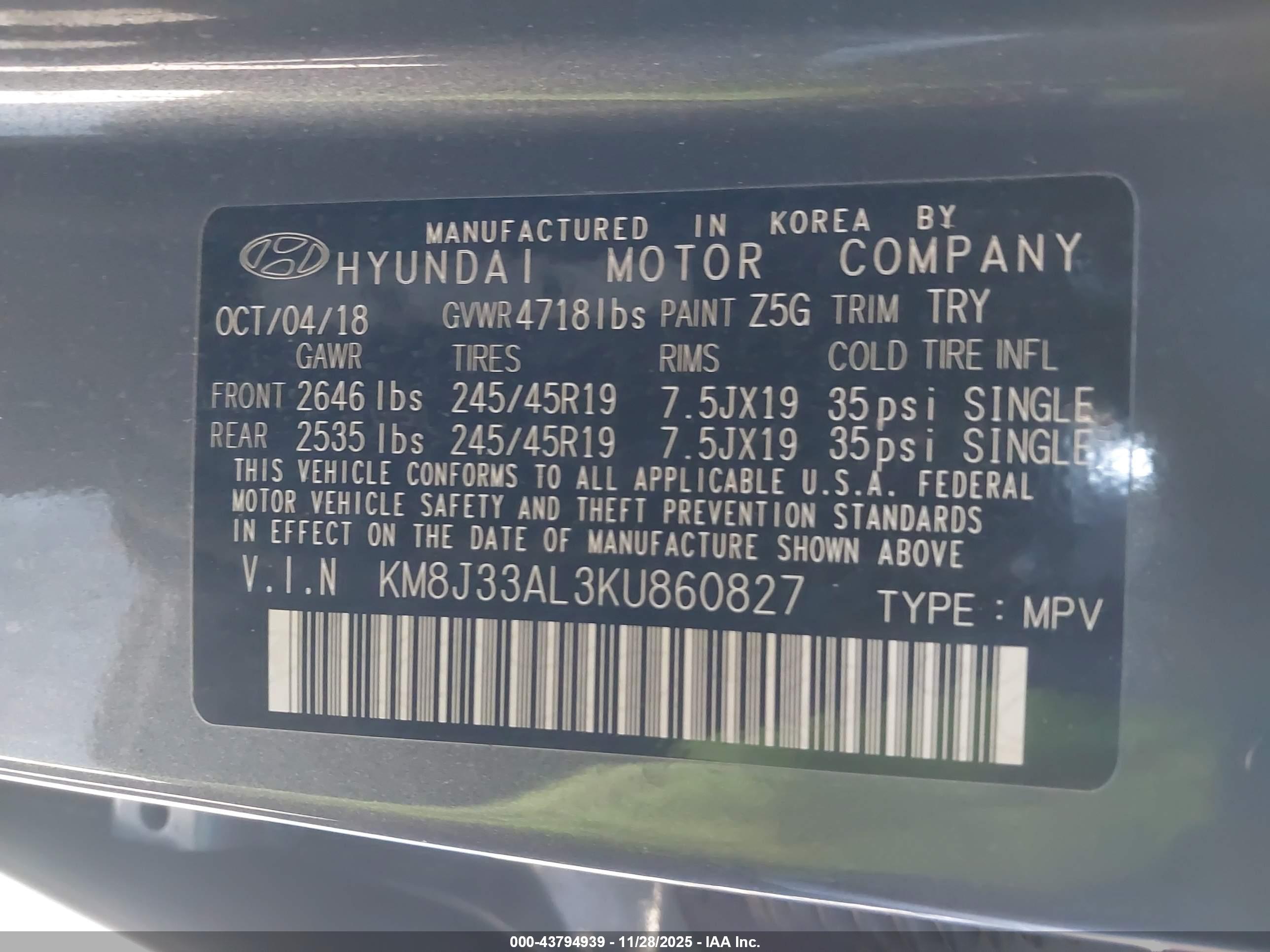 HYUNDAI TUCSON image 9