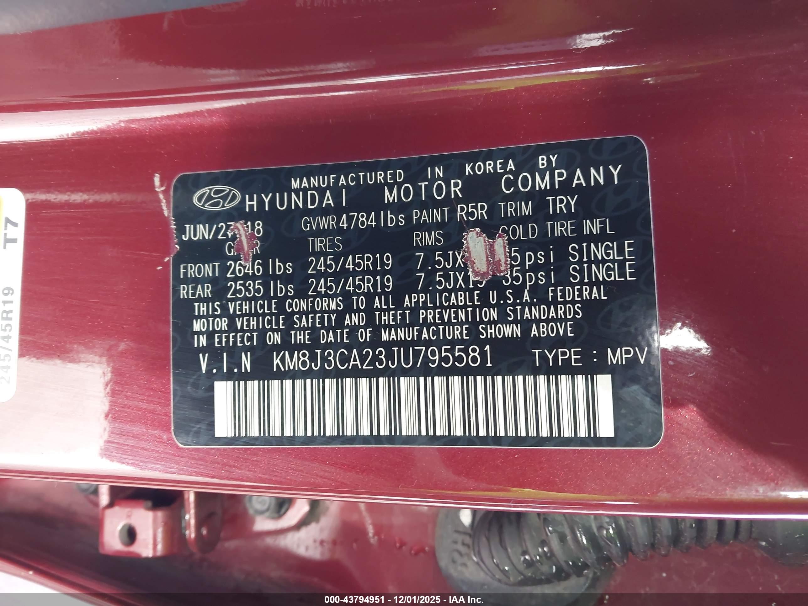 HYUNDAI TUCSON image 9
