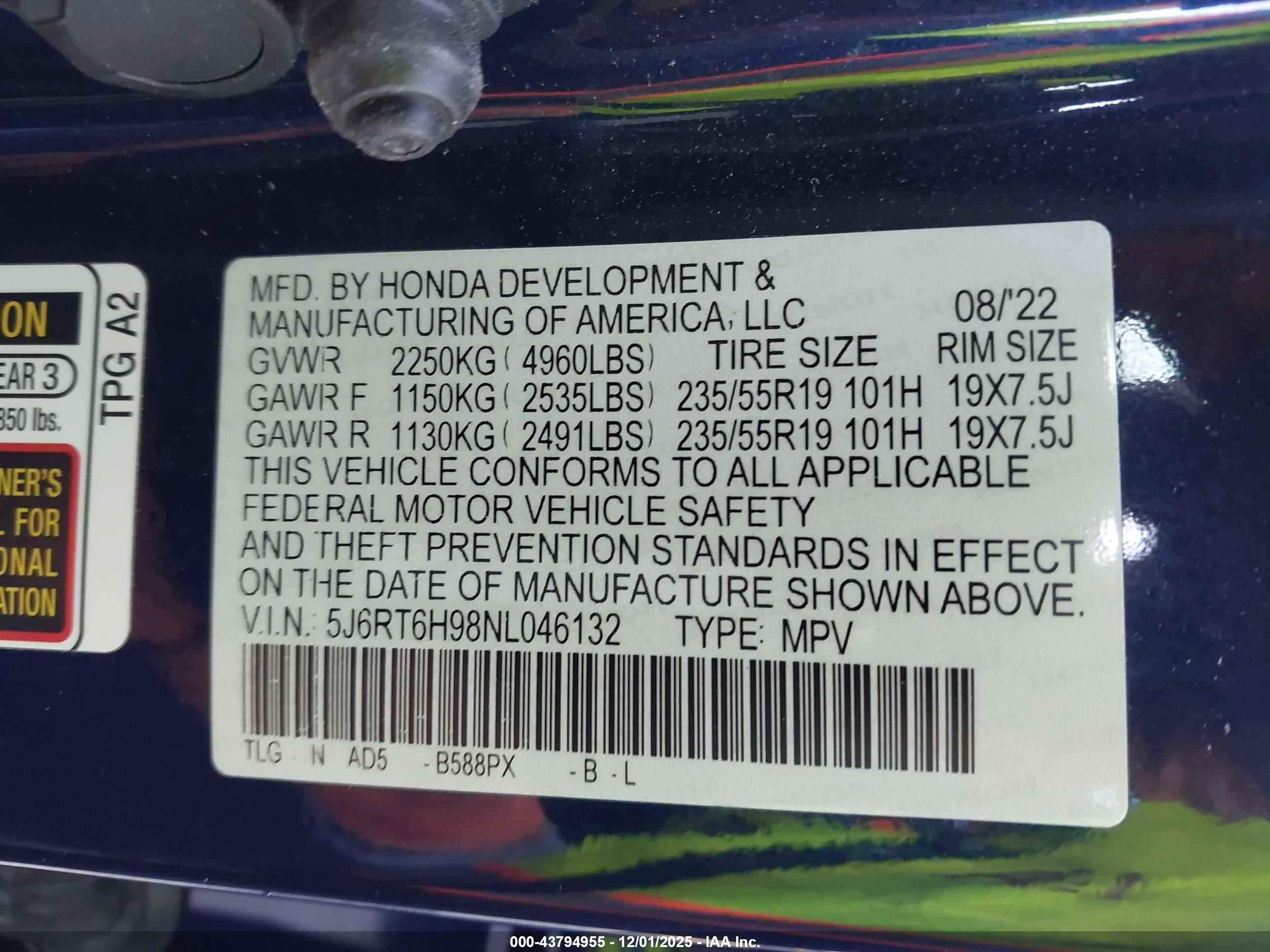 HONDA CR-V image 9