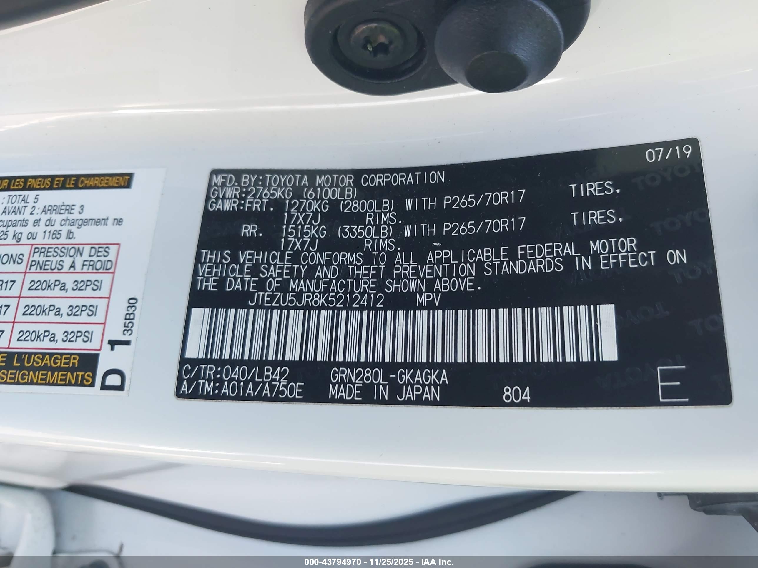 TOYOTA 4RUNNER image 9