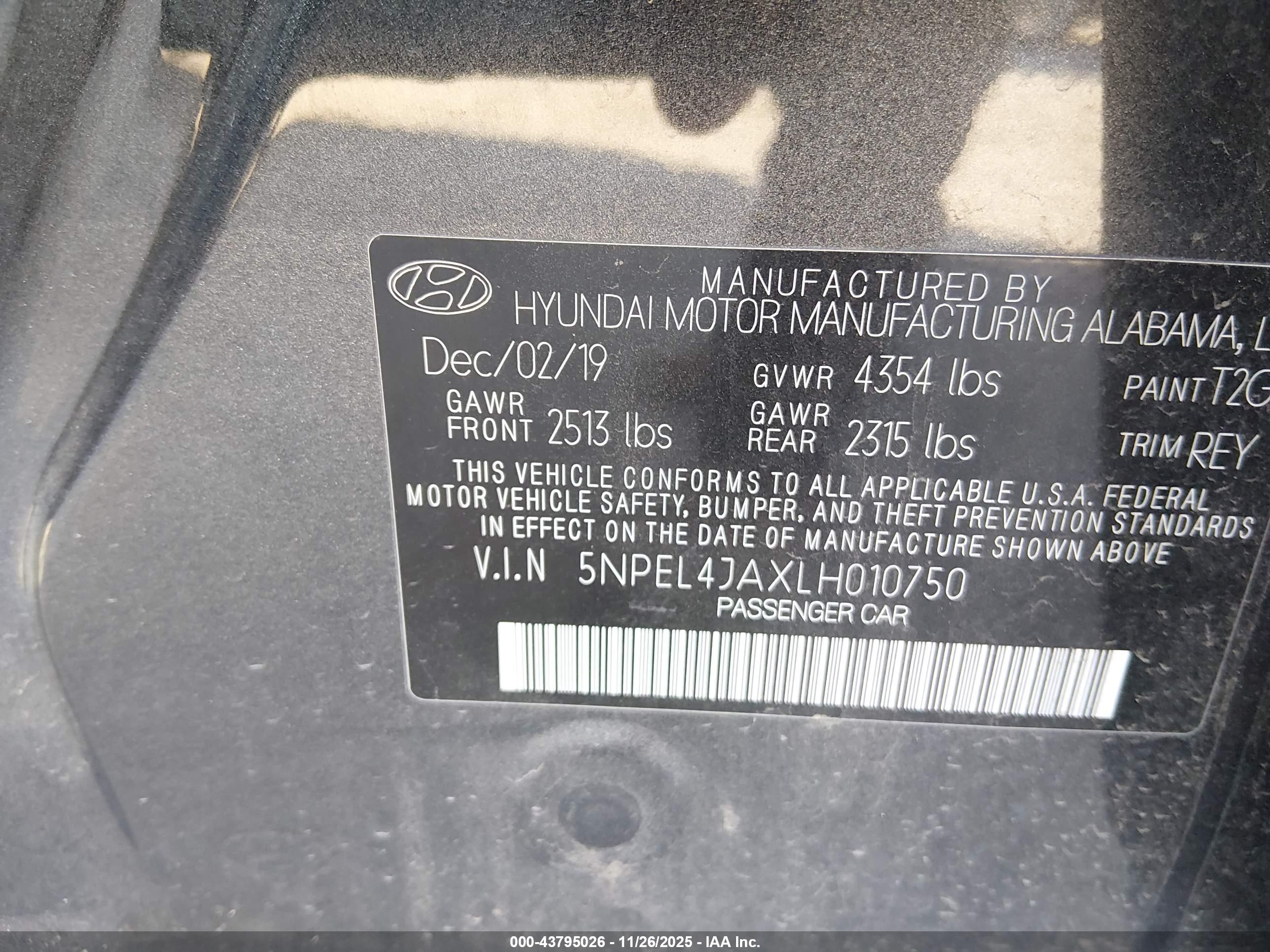 HYUNDAI SONATA image 9