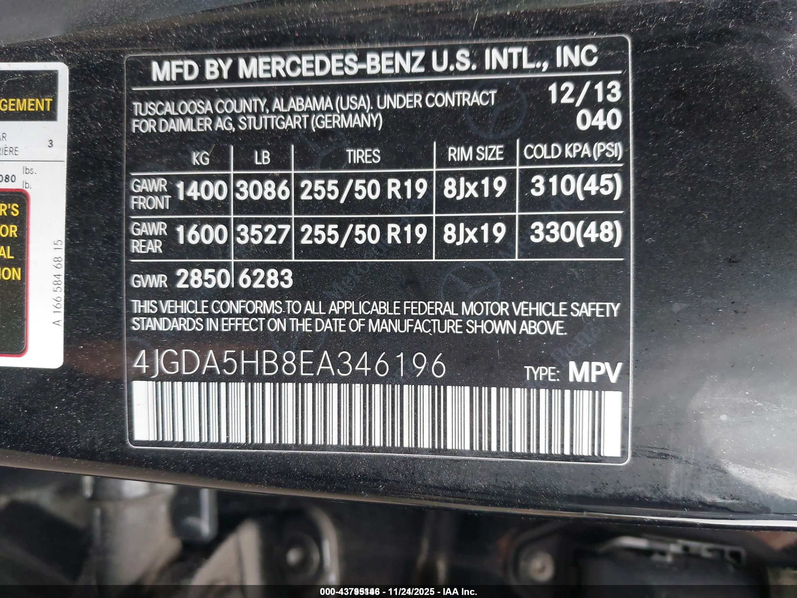 MERCEDES-BENZ ML image 9