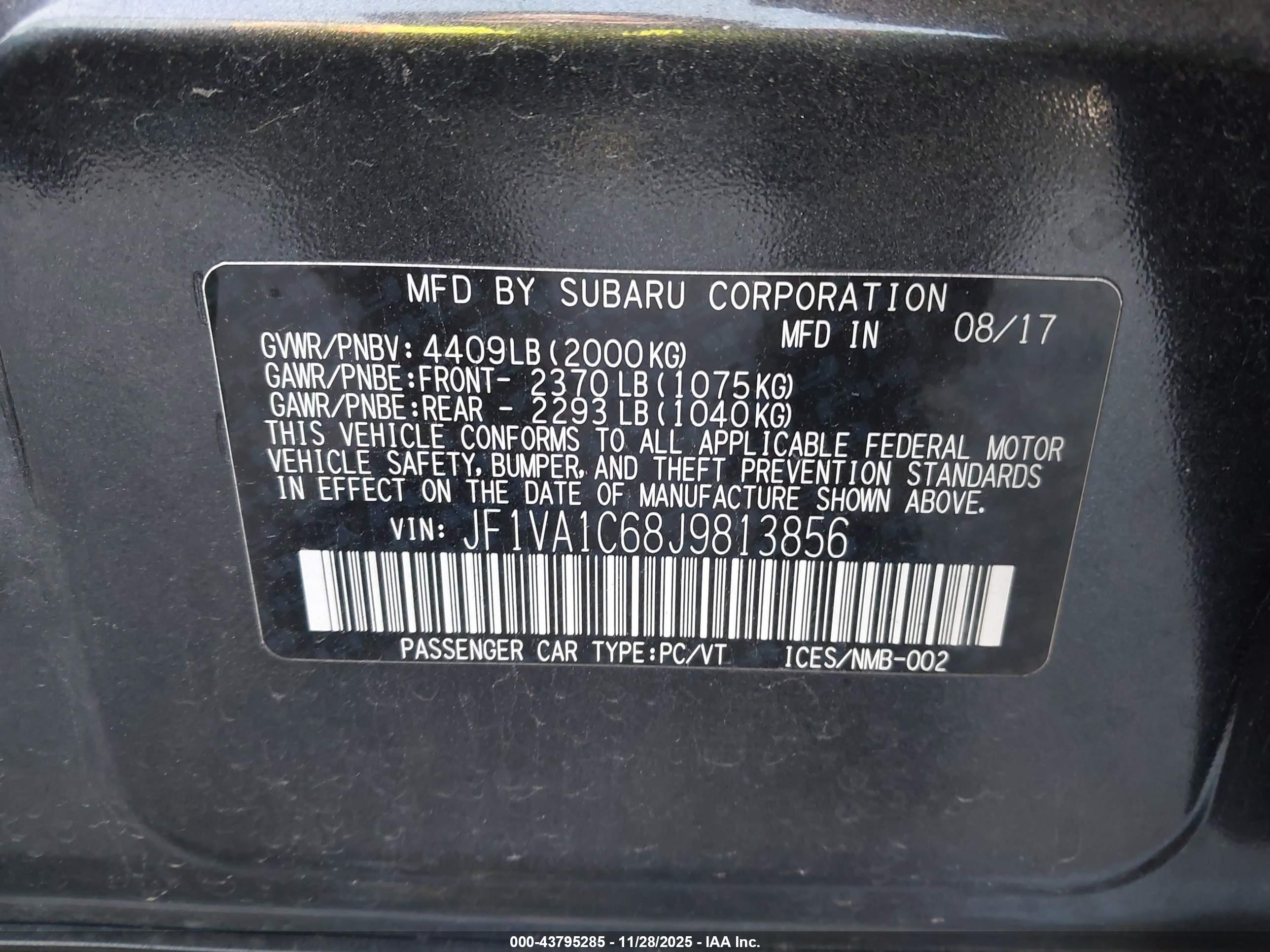 SUBARU WRX image 9