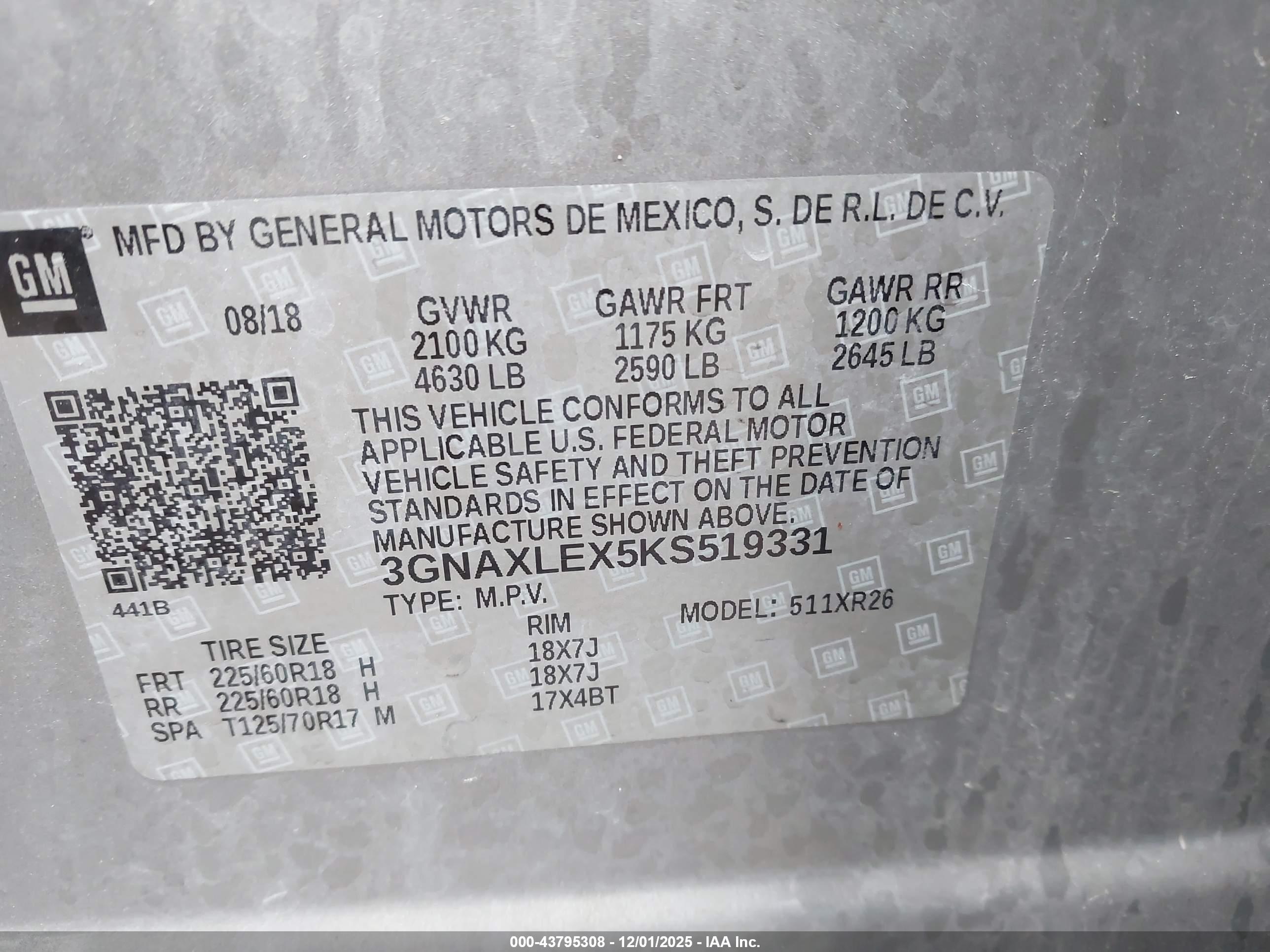 CHEVROLET EQUINOX image 9