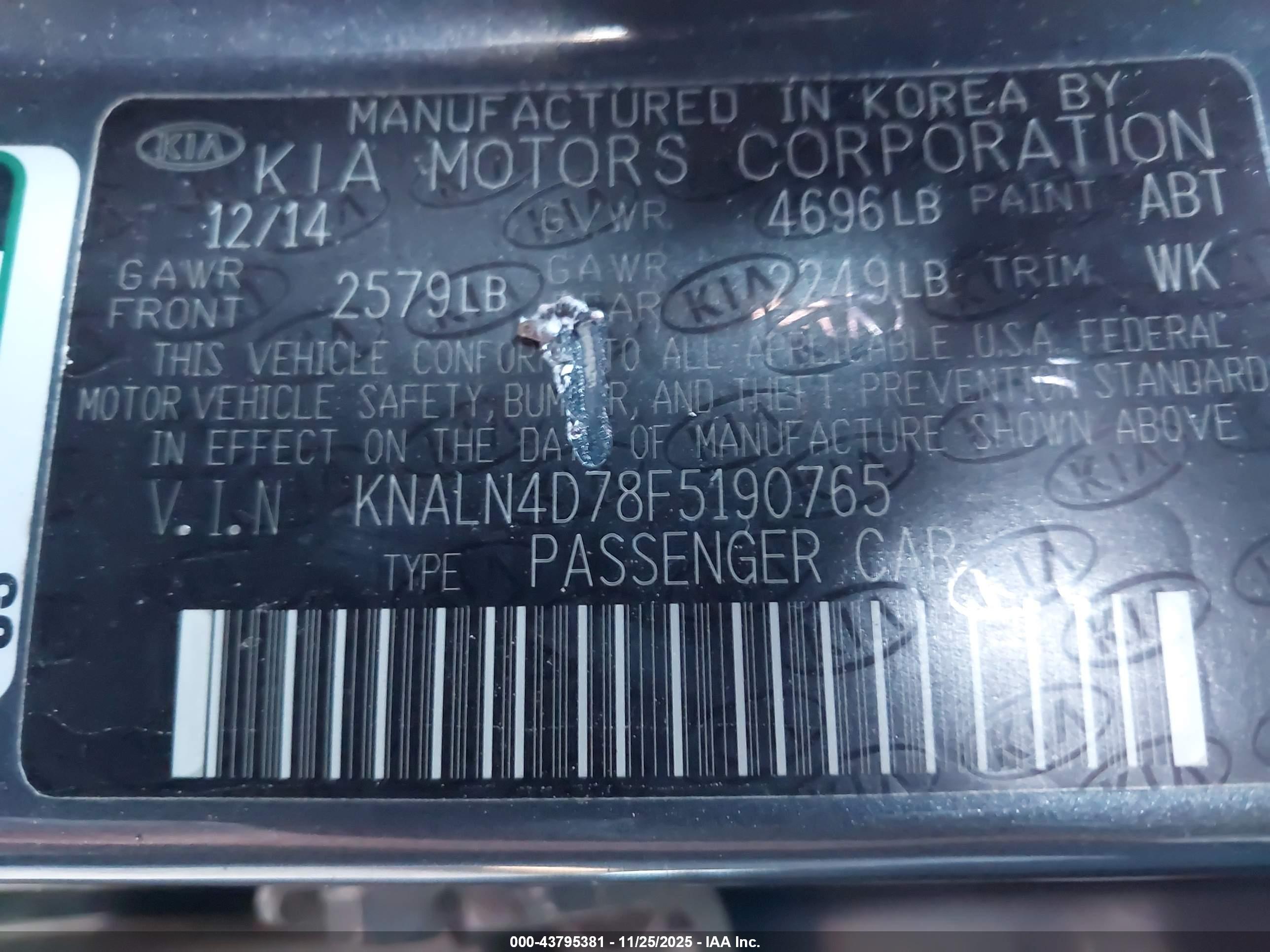 KIA CADENZA image 9