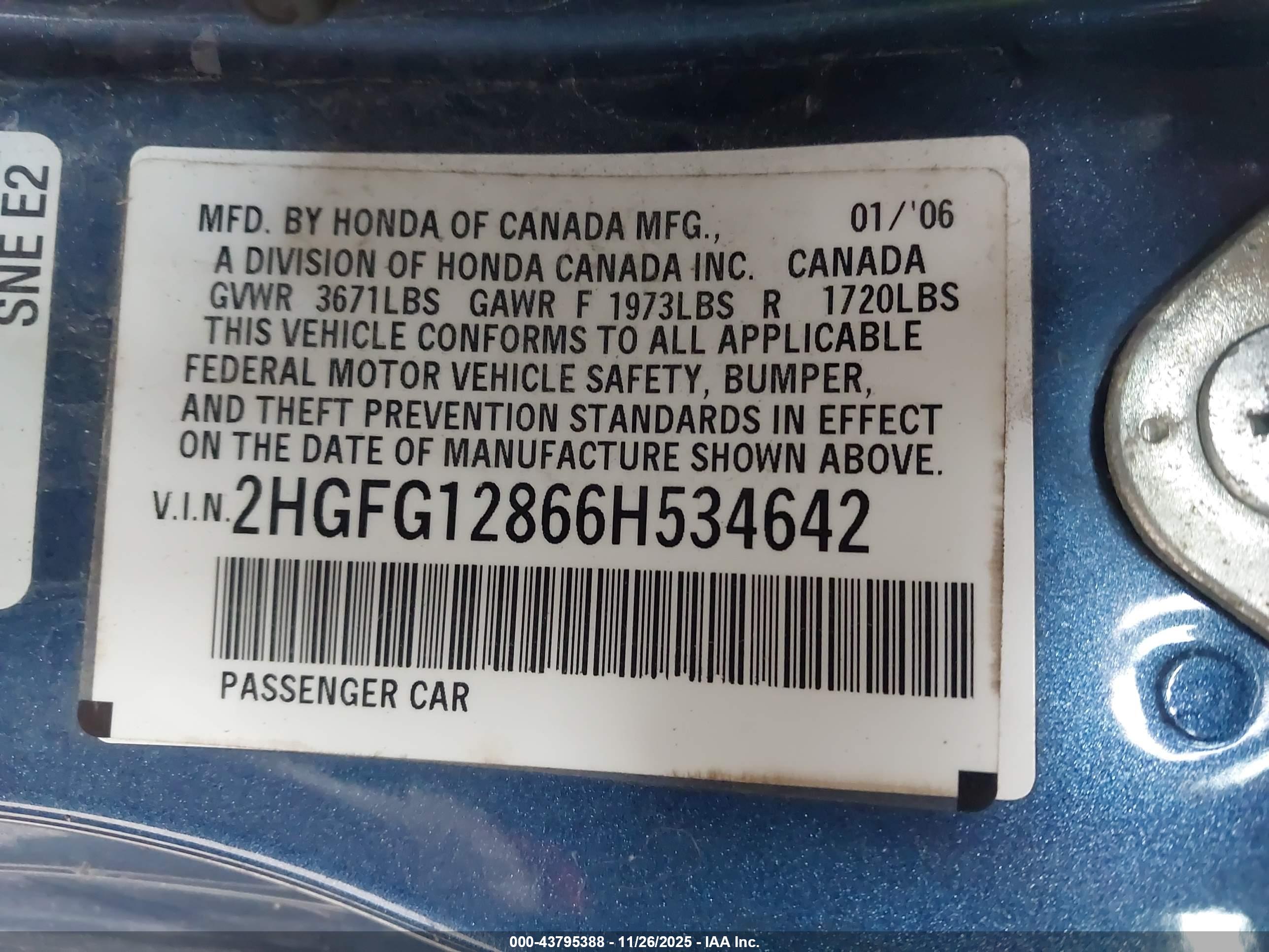 HONDA CIVIC image 9