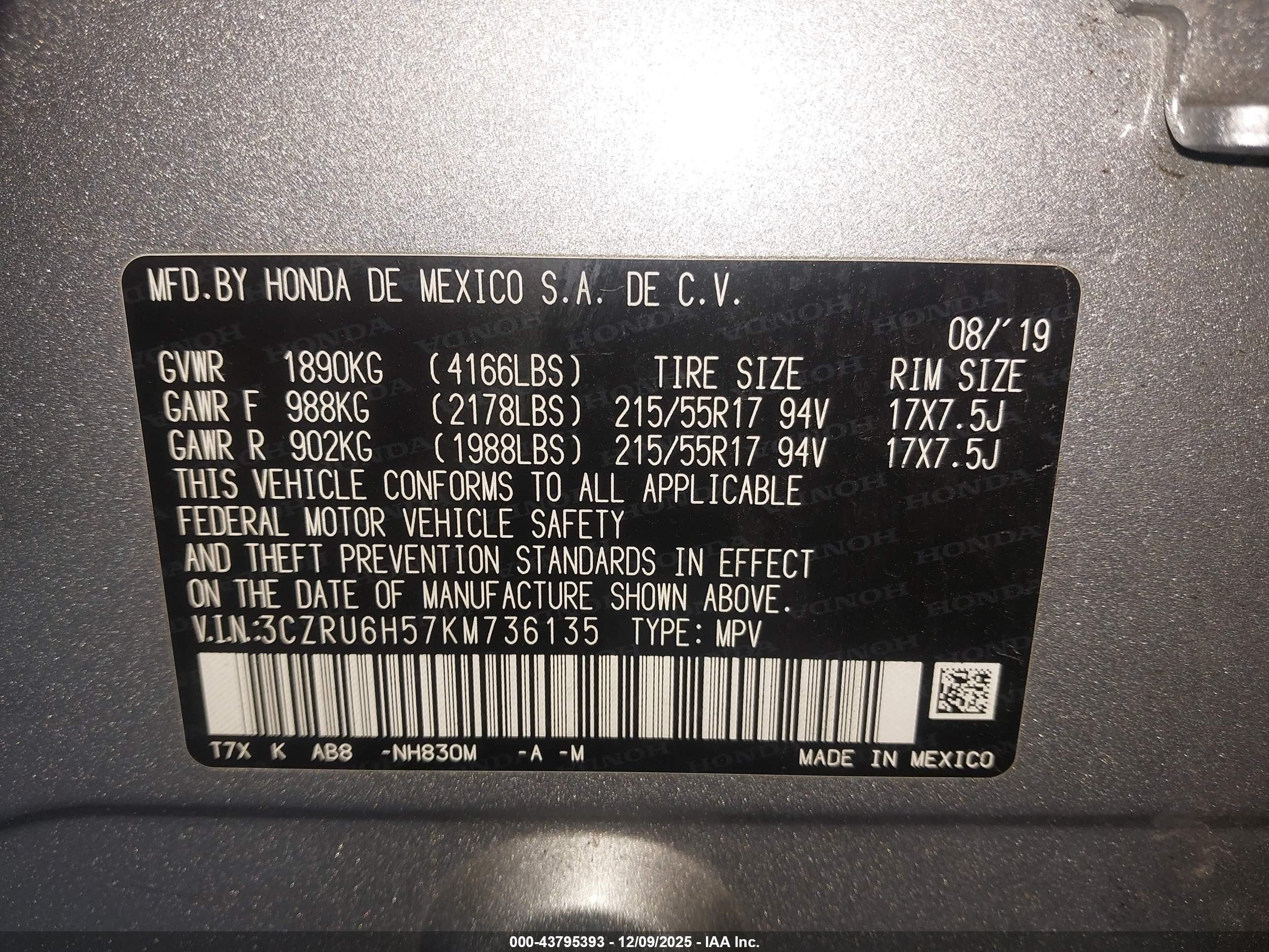 HONDA HR-V image 9