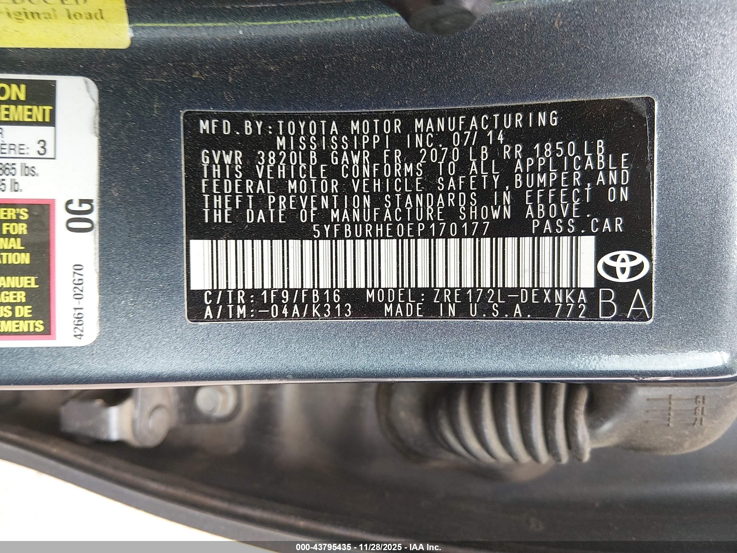 TOYOTA COROLLA image 9