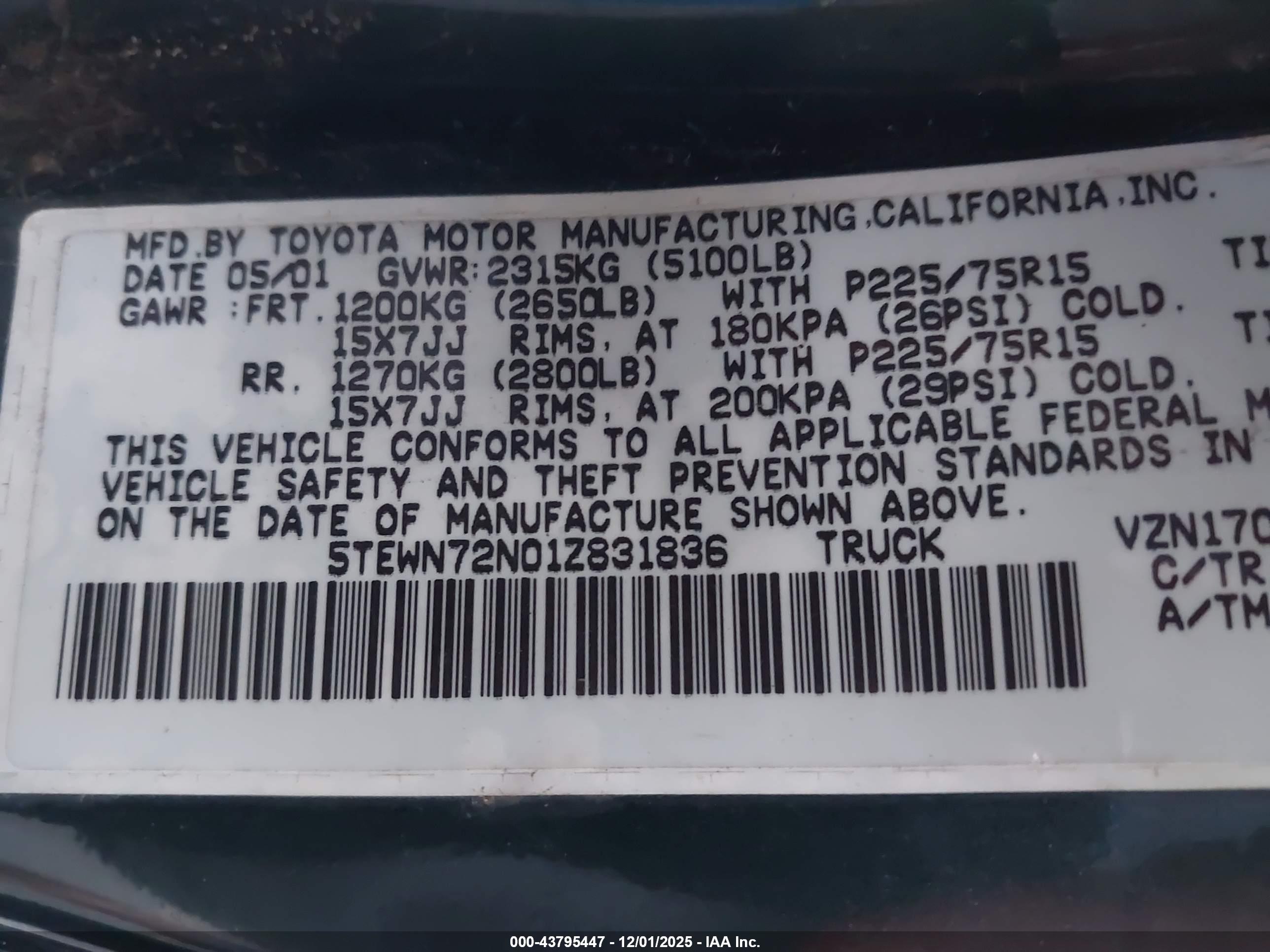 TOYOTA TACOMA image 9