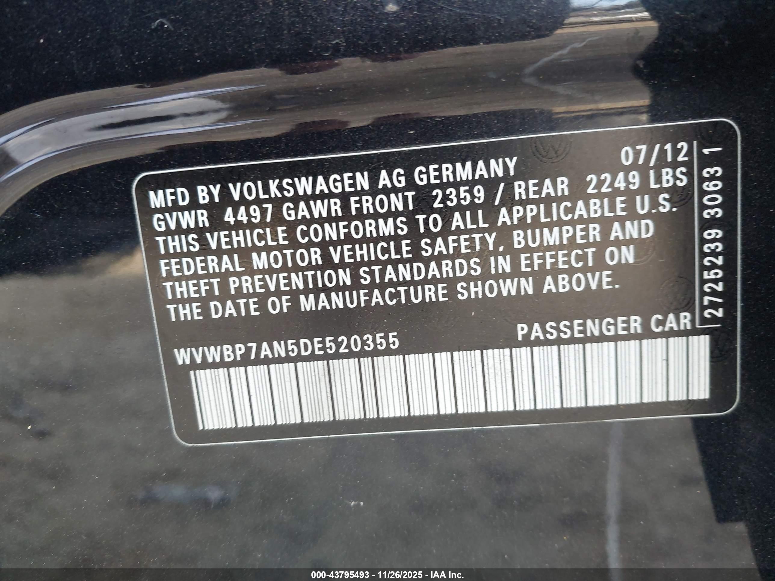 VOLKSWAGEN CC image 9