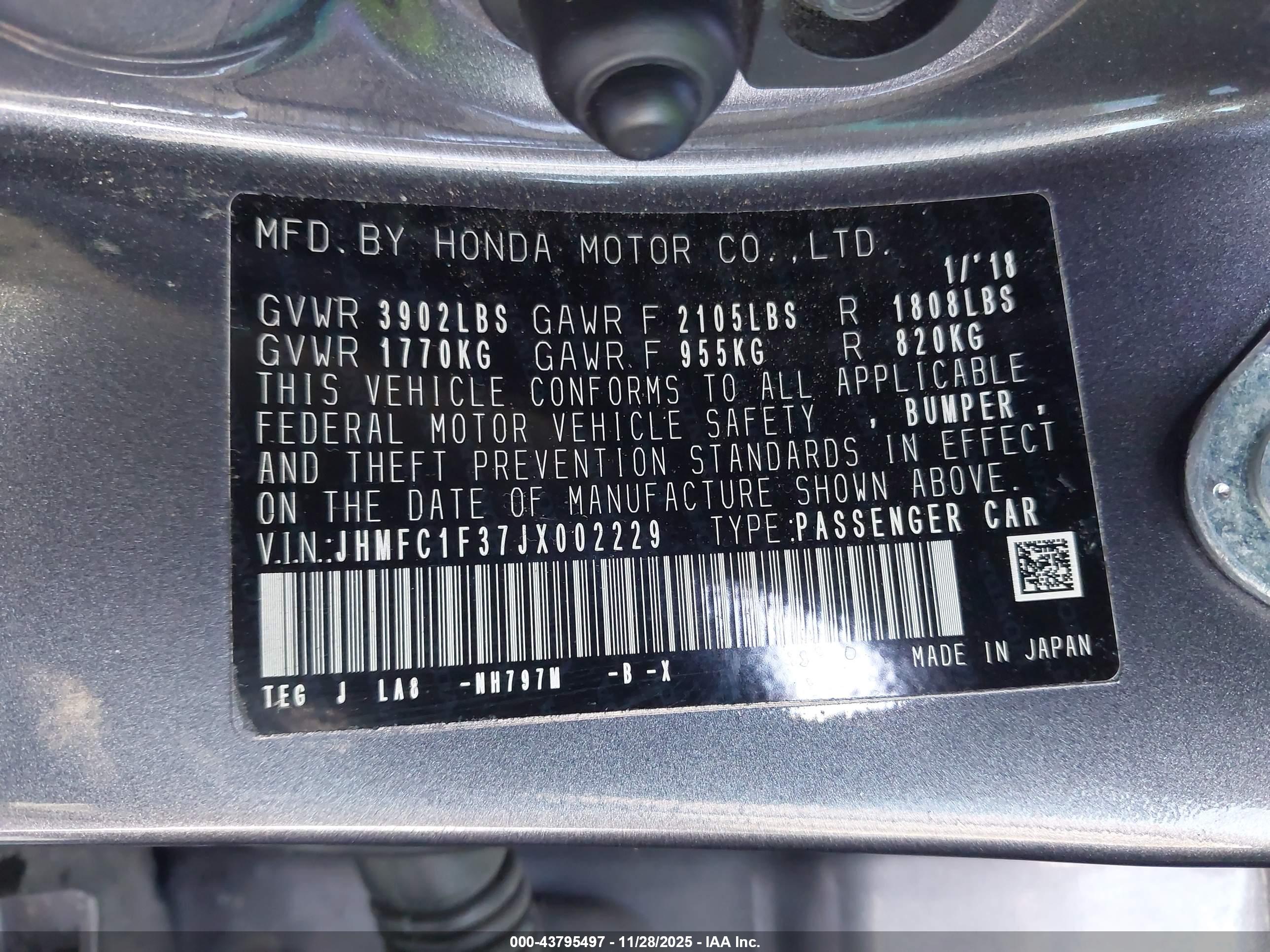 HONDA CIVIC image 9