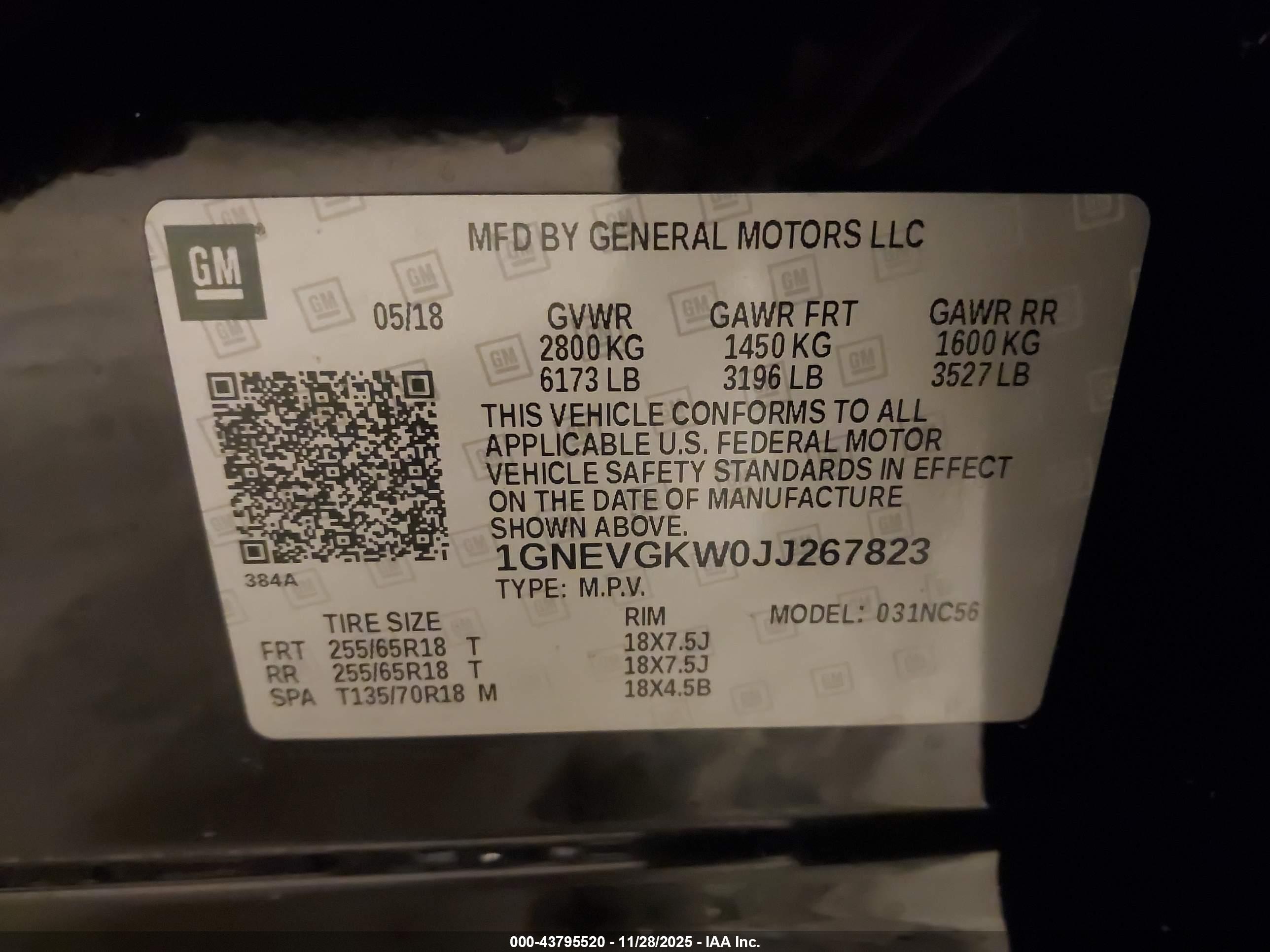 CHEVROLET TRAVERSE image 9