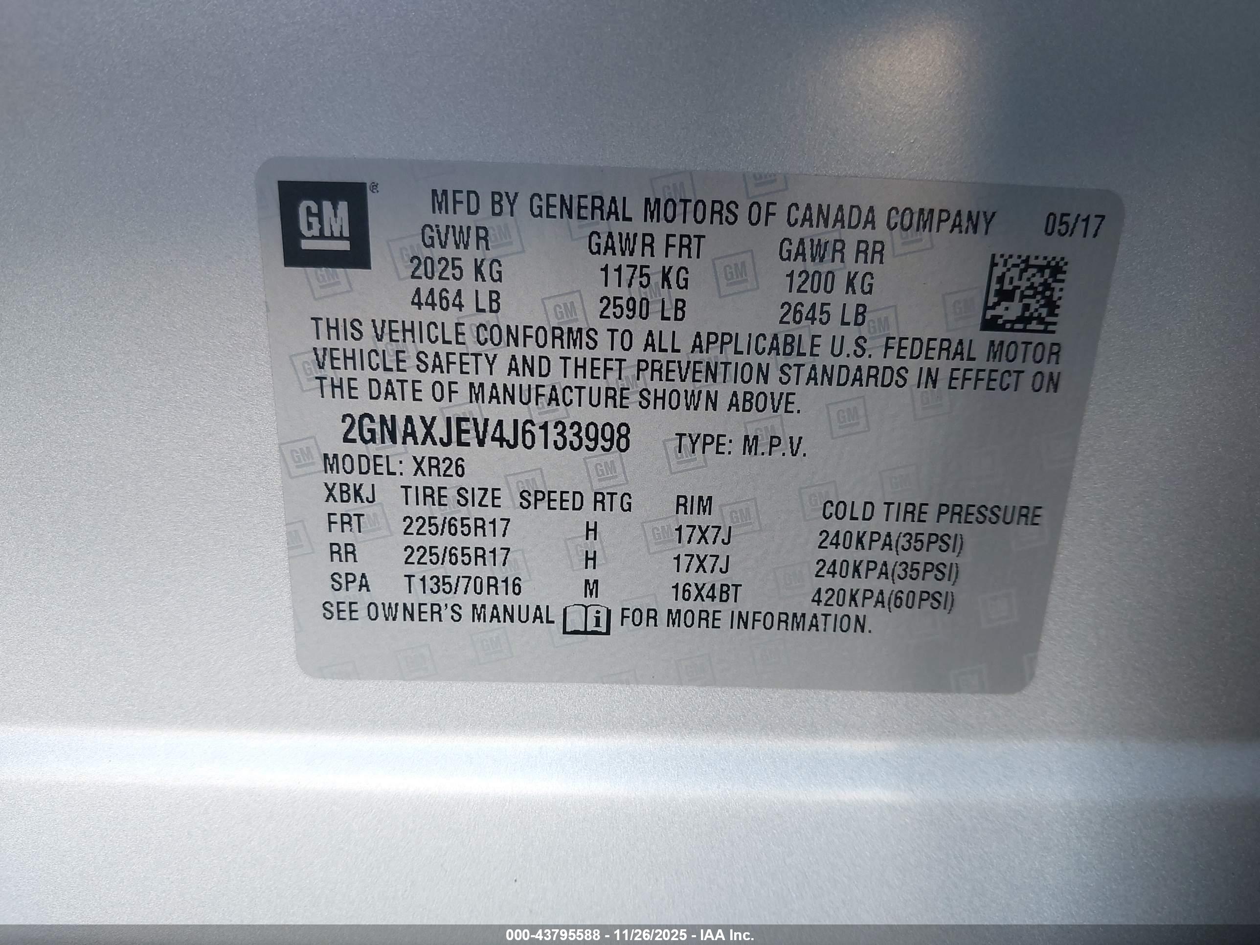 CHEVROLET EQUINOX image 9