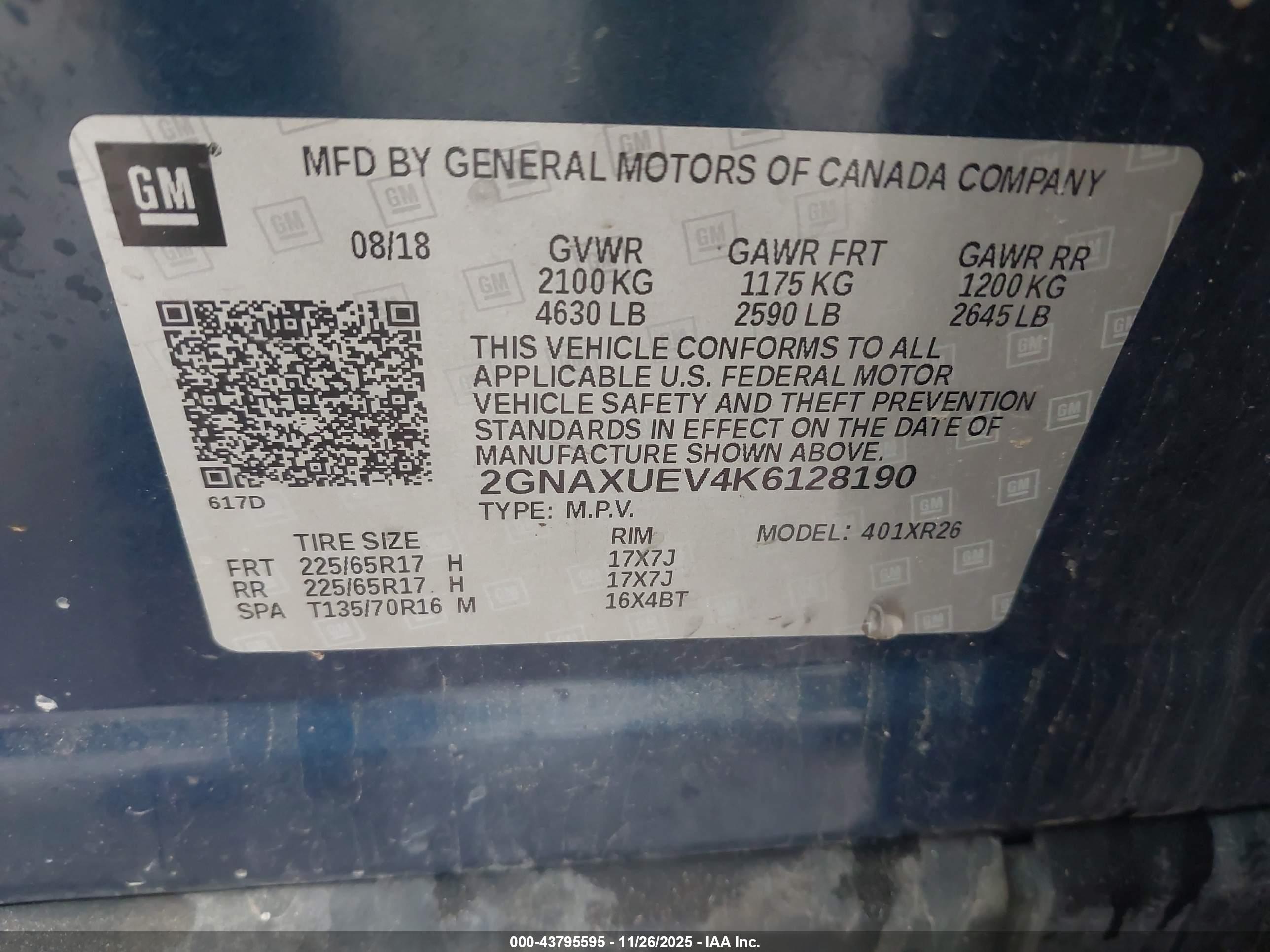 CHEVROLET EQUINOX image 9