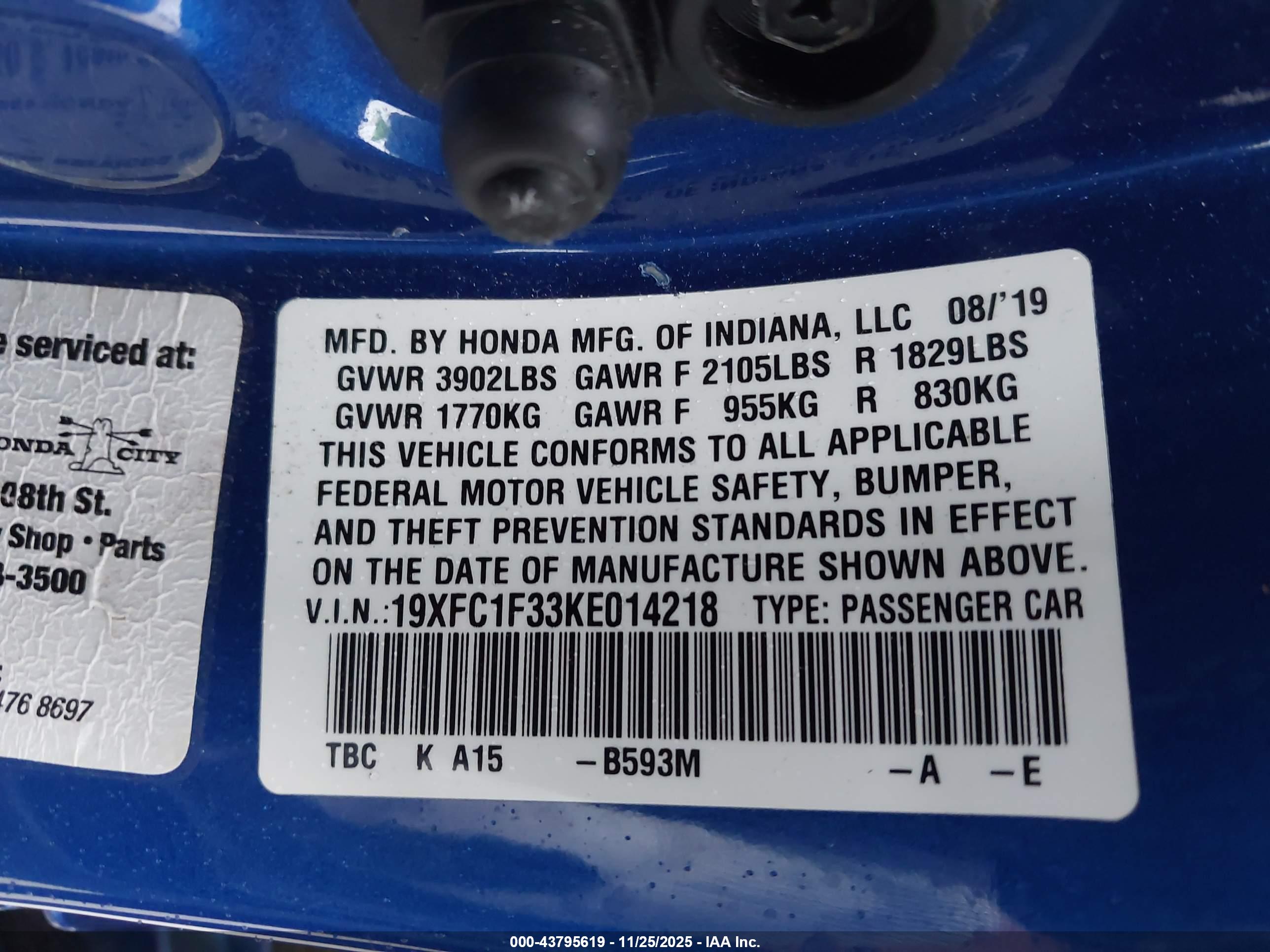 HONDA CIVIC image 9