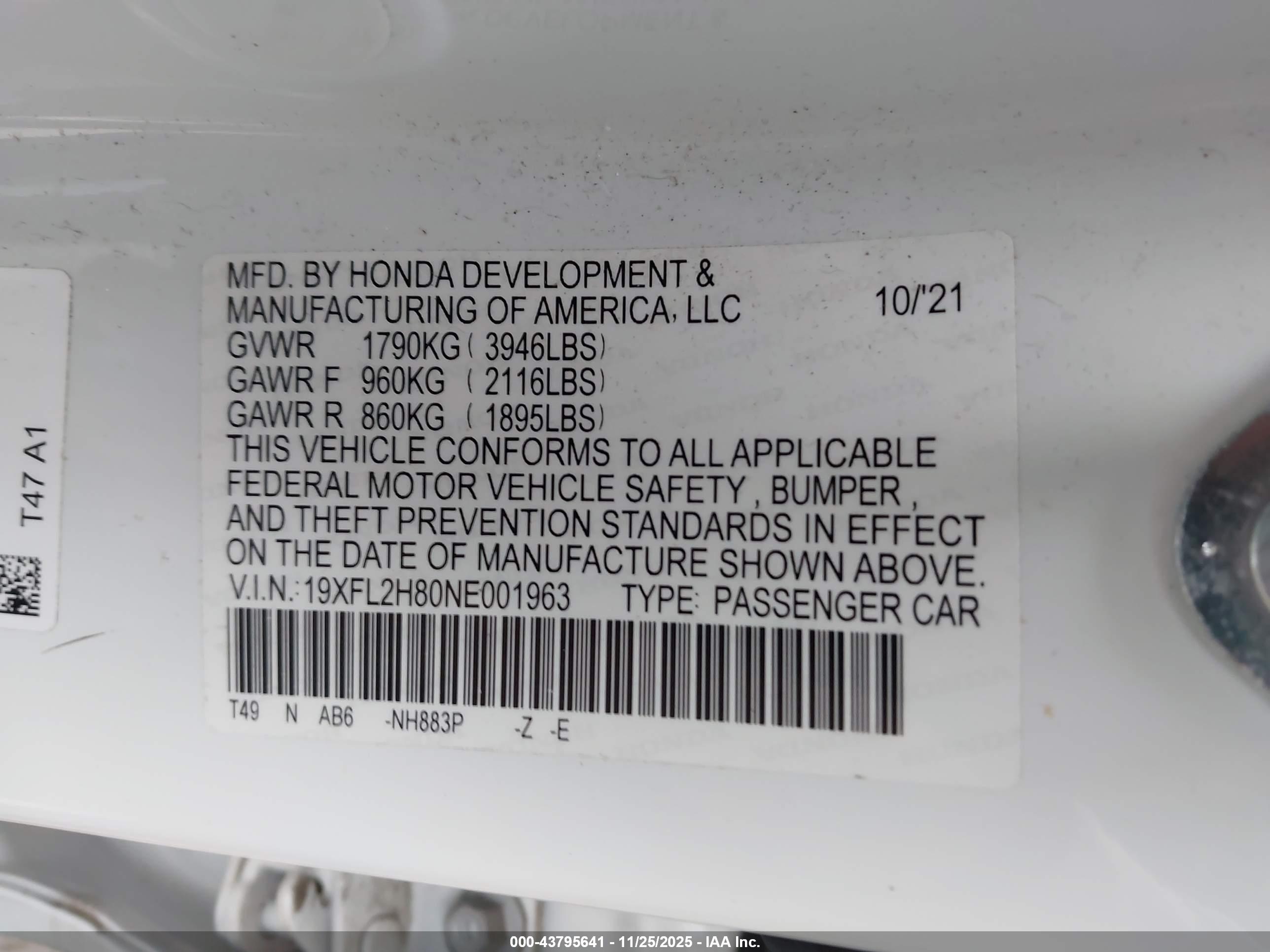 HONDA CIVIC image 9