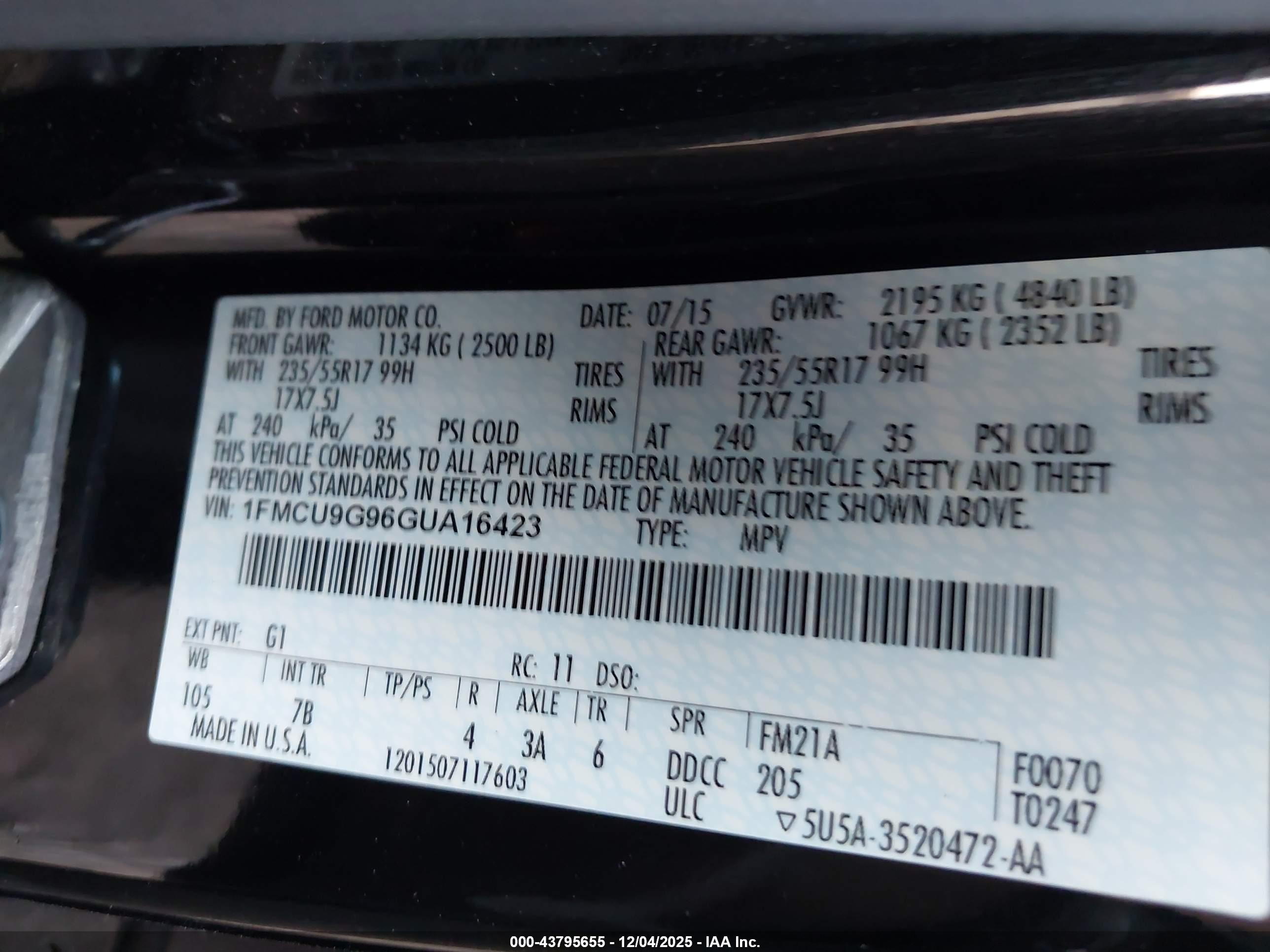 FORD ESCAPE image 9