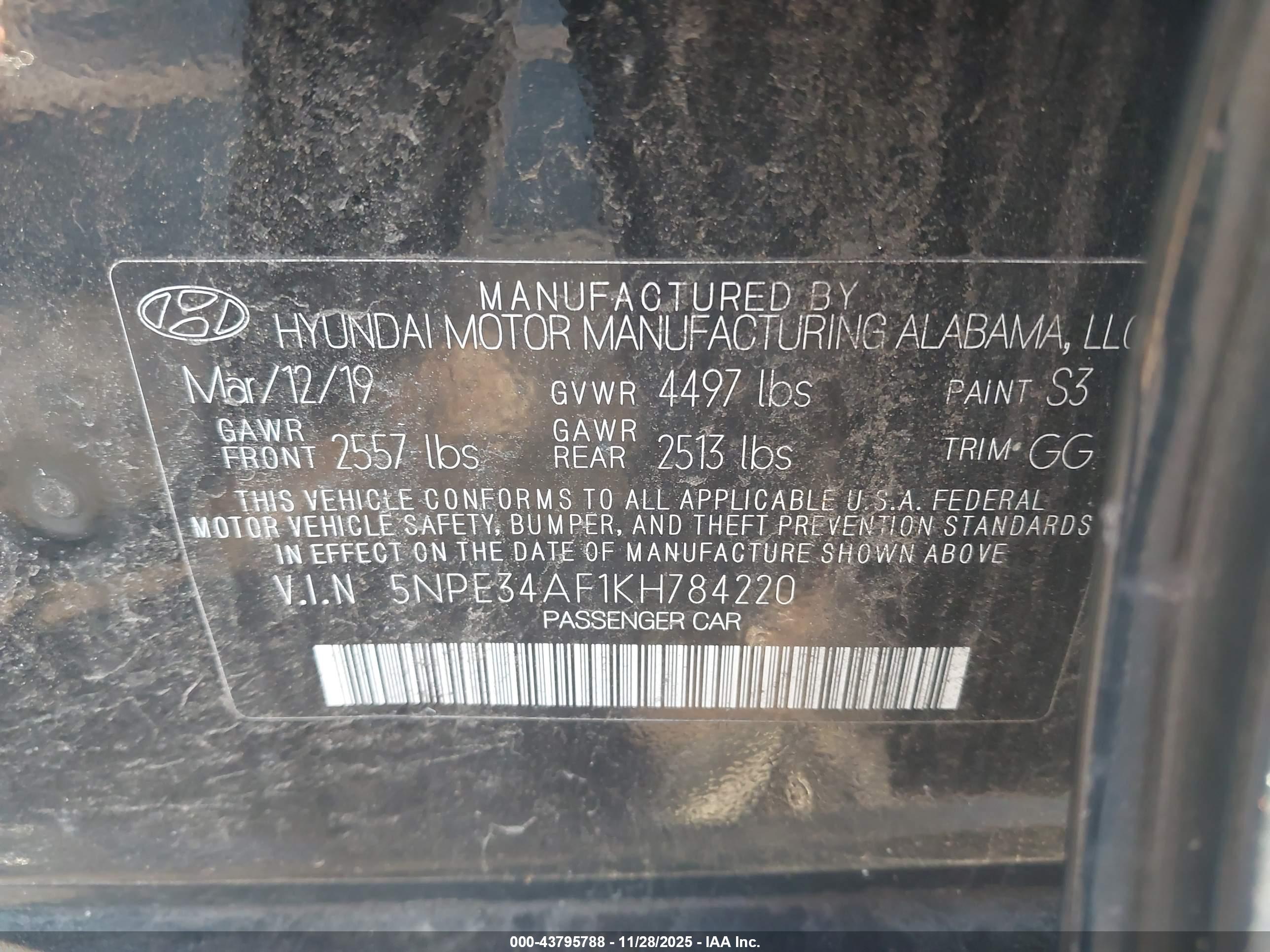 HYUNDAI SONATA image 9