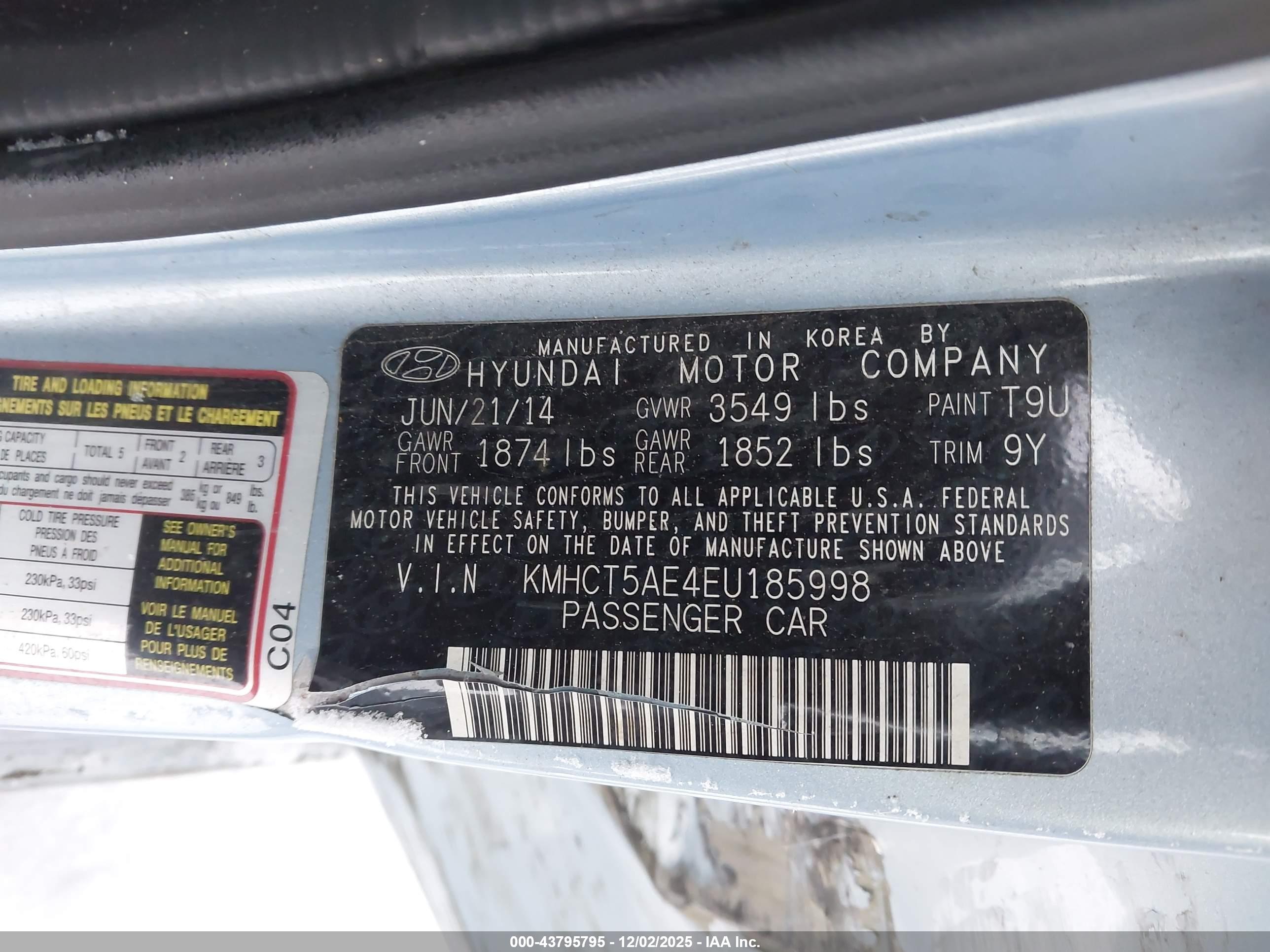 HYUNDAI ACCENT image 9