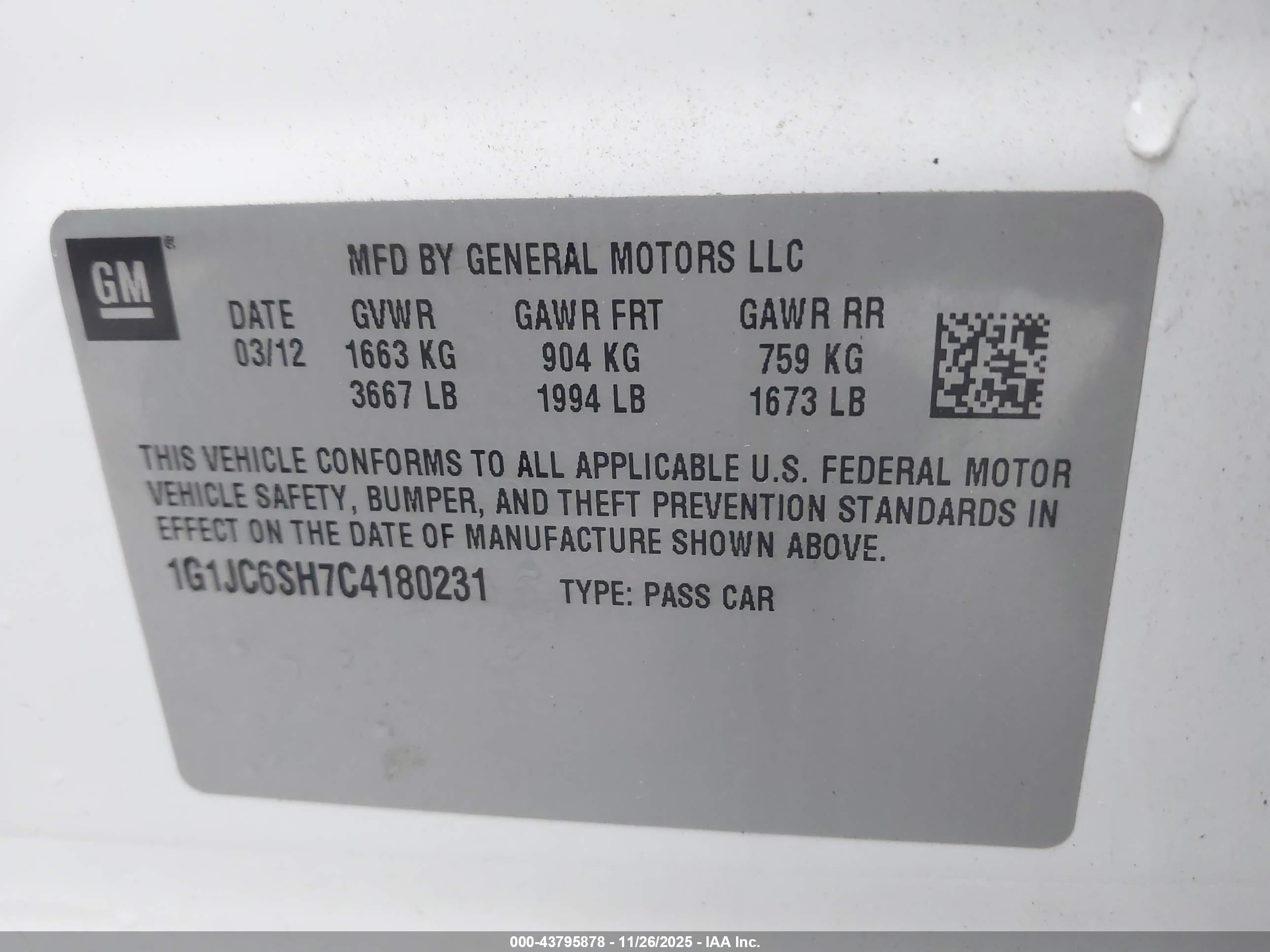 CHEVROLET SONIC image 9