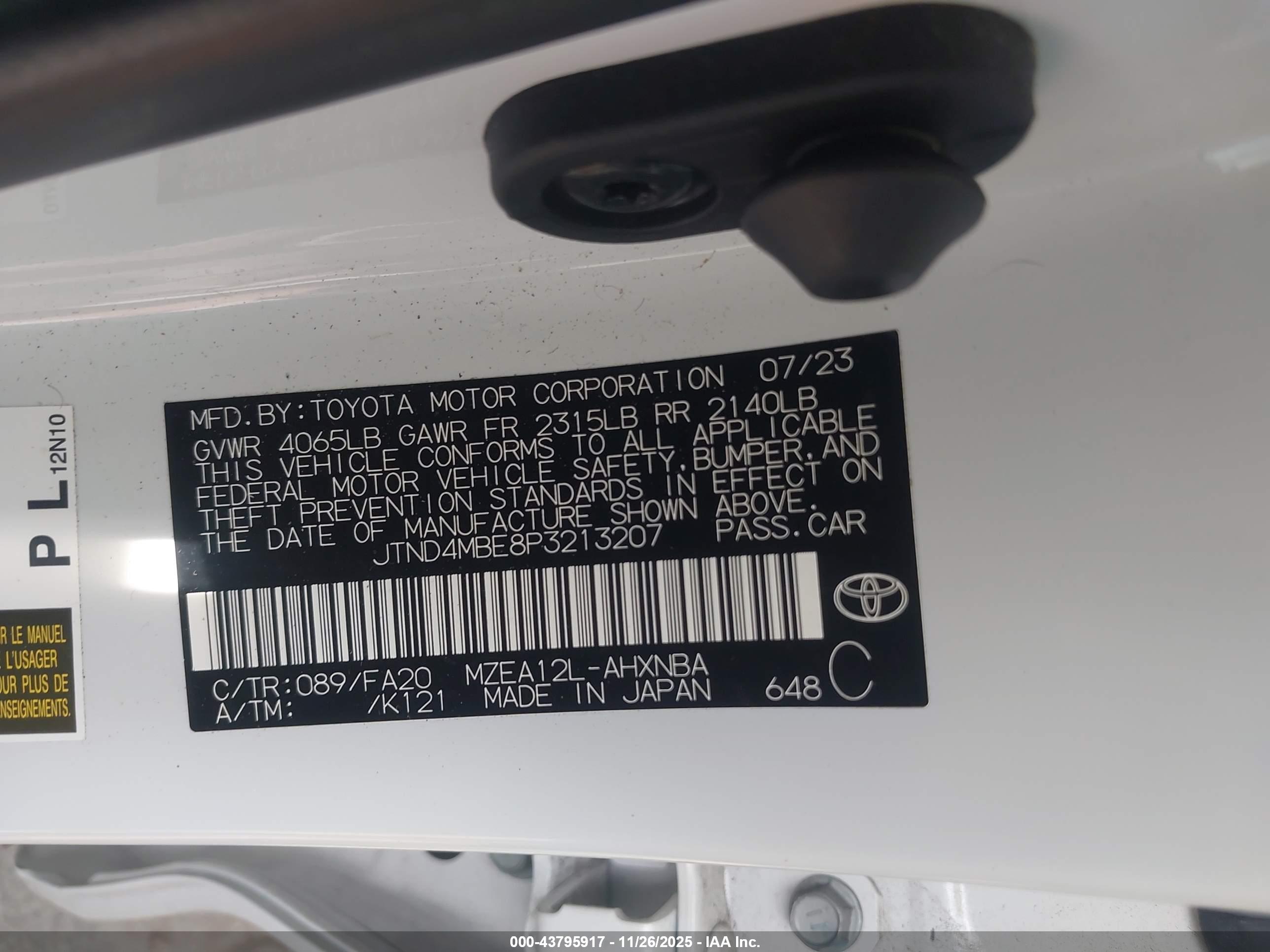 TOYOTA COROLLA image 9