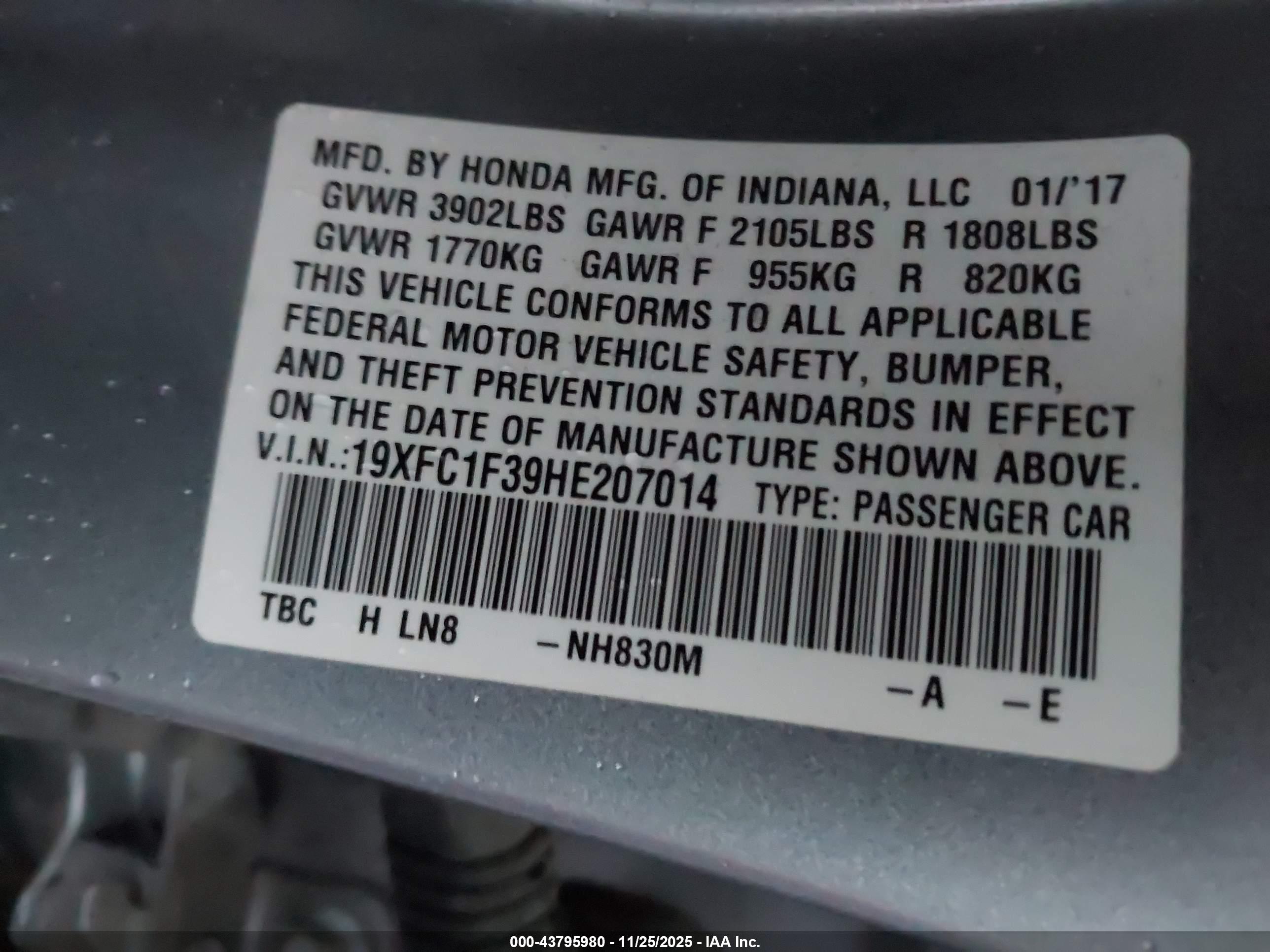 HONDA CIVIC image 9