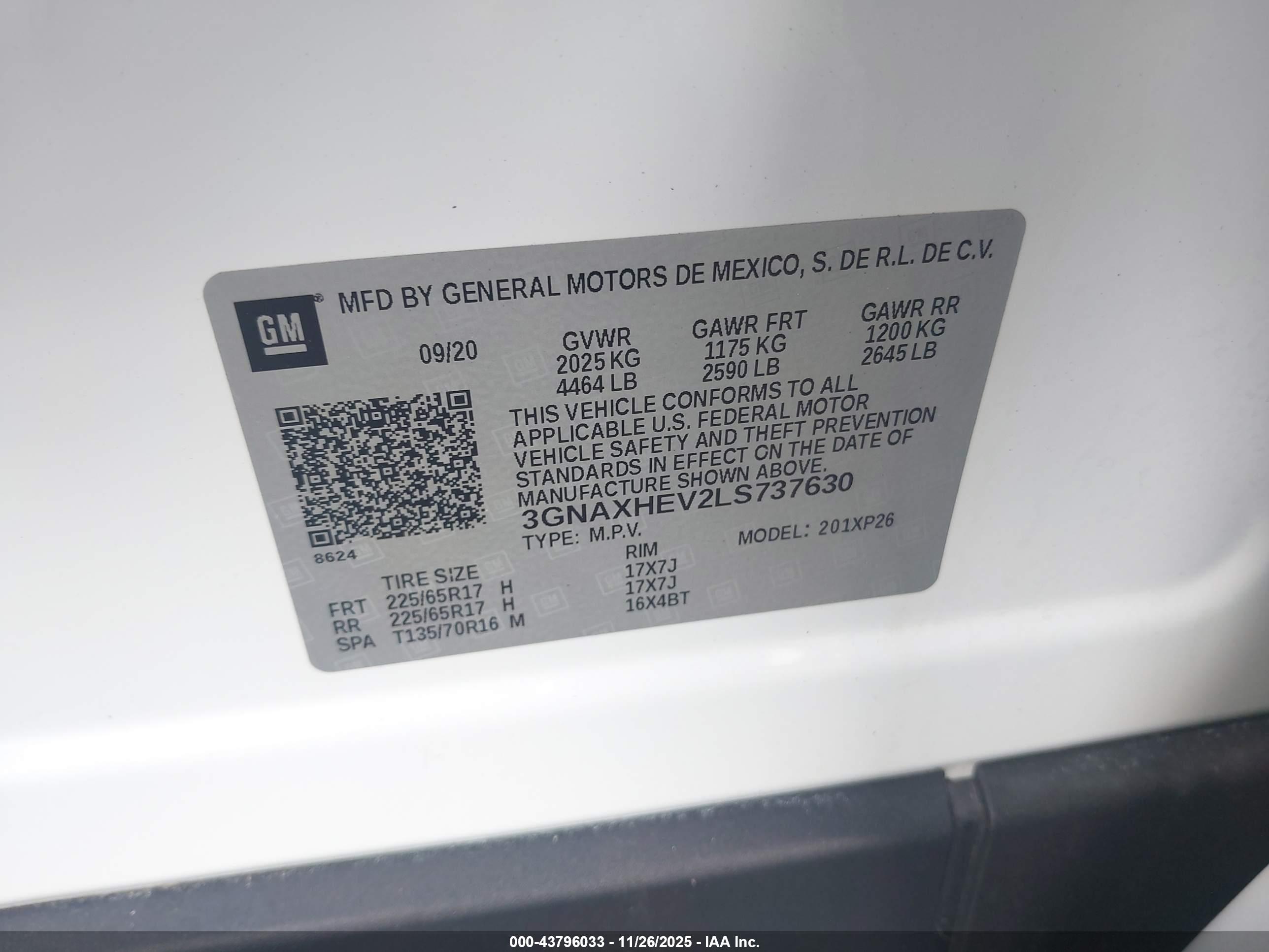 CHEVROLET EQUINOX image 9