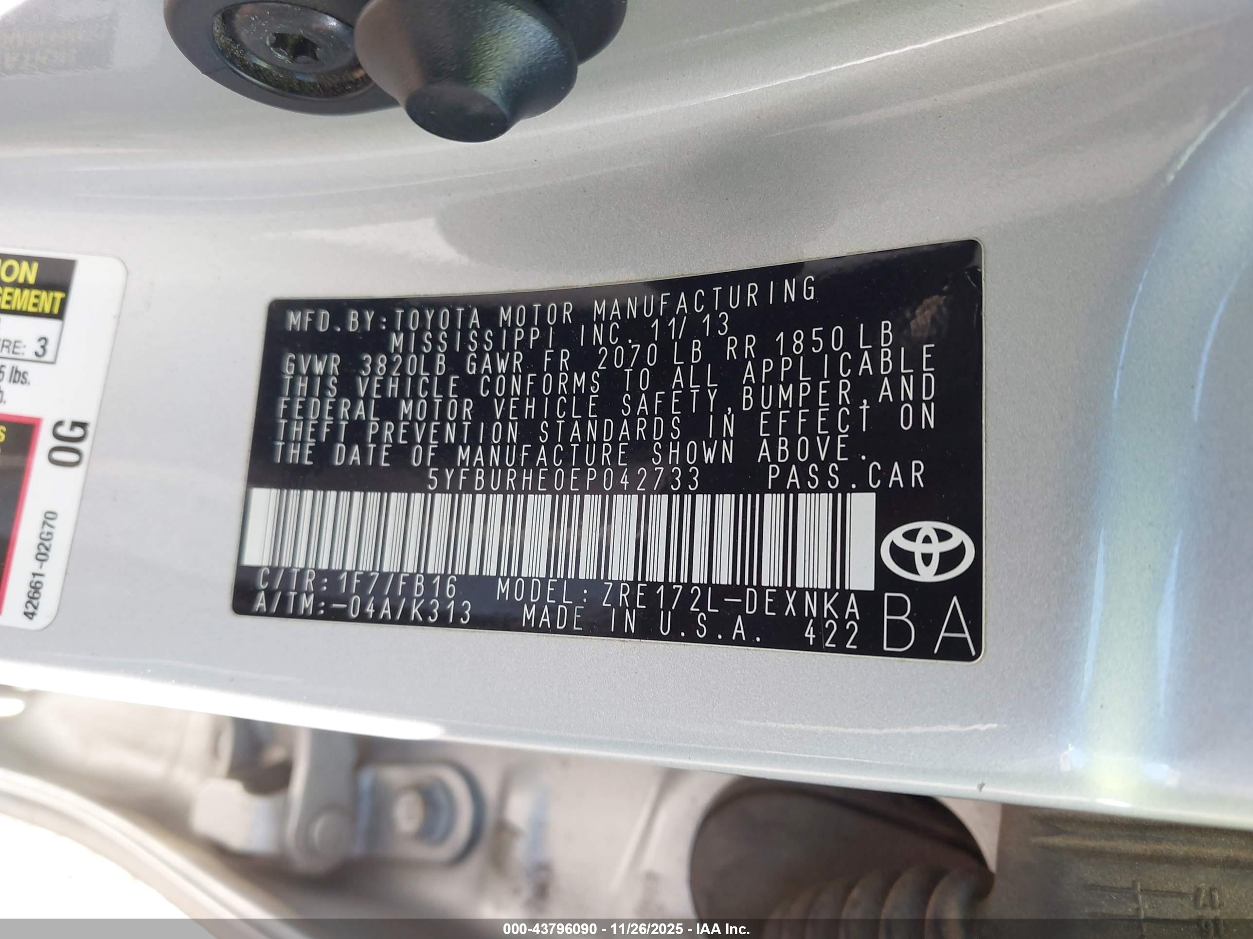 TOYOTA COROLLA image 9
