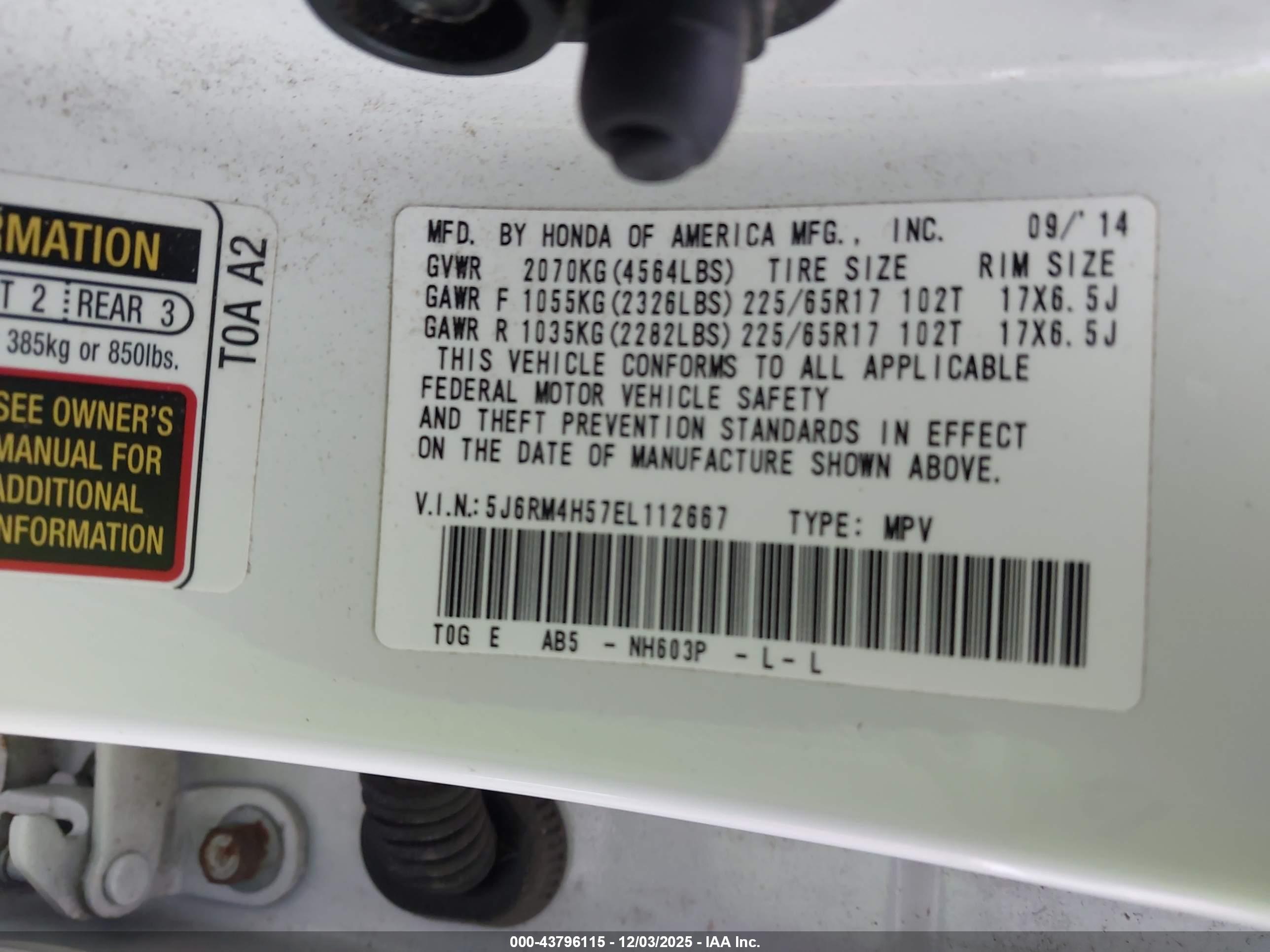 HONDA CR-V image 9