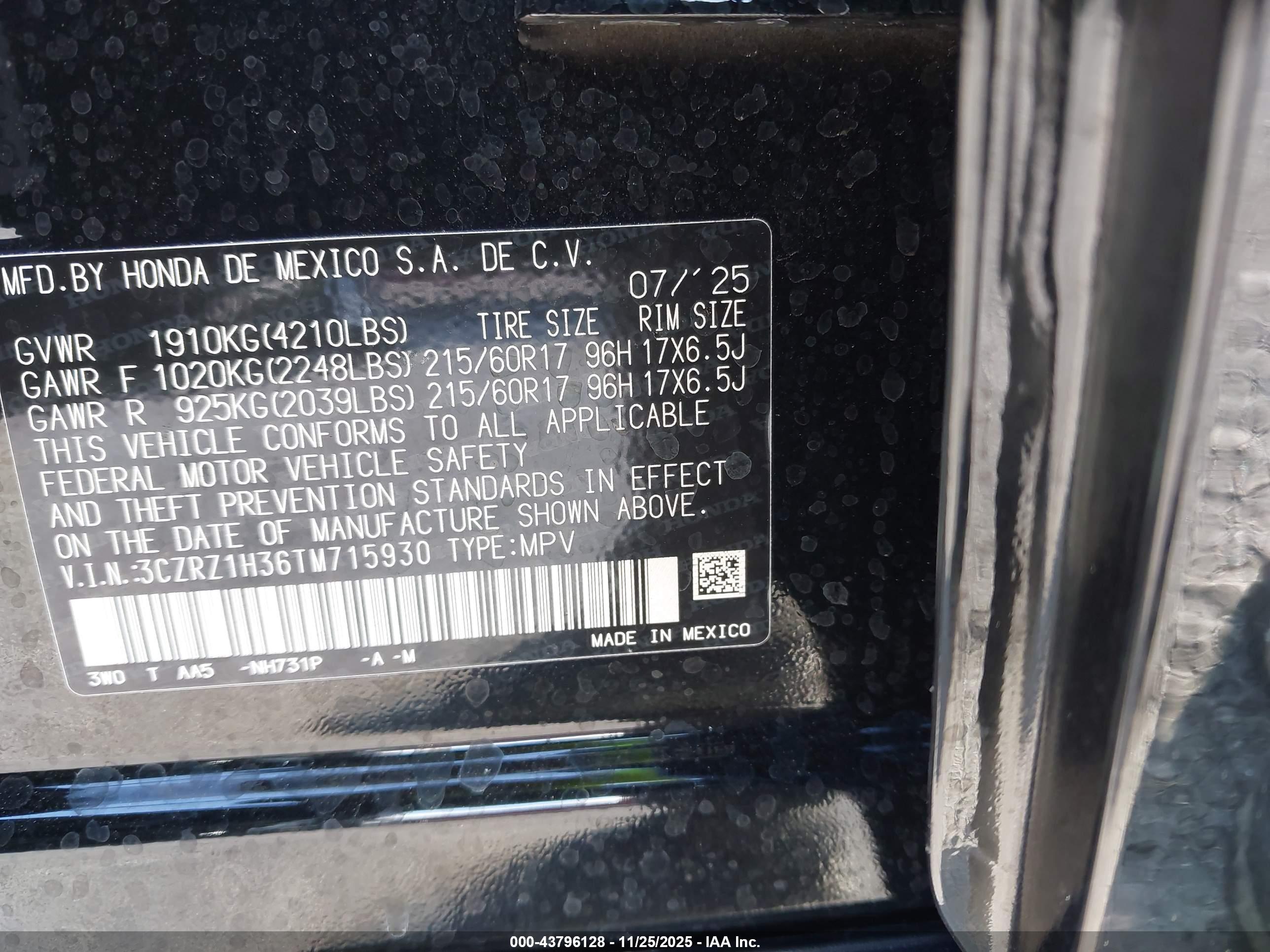 HONDA HR-V image 9