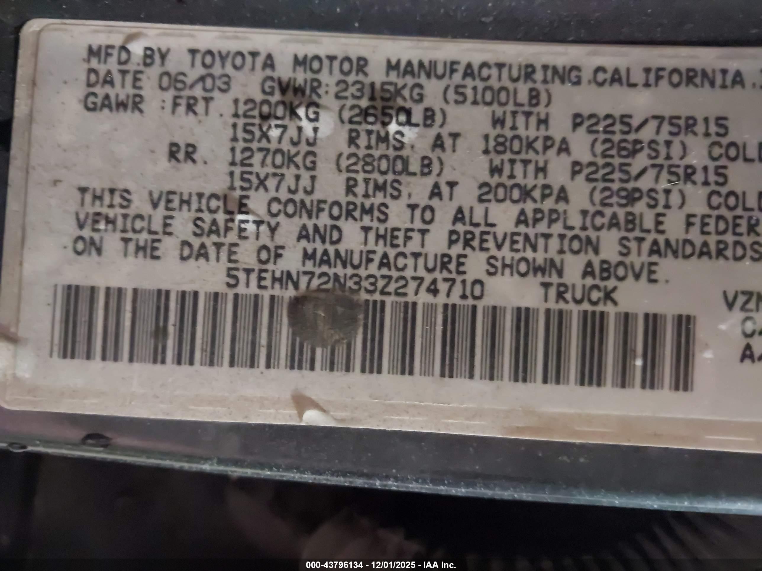 TOYOTA TACOMA image 9