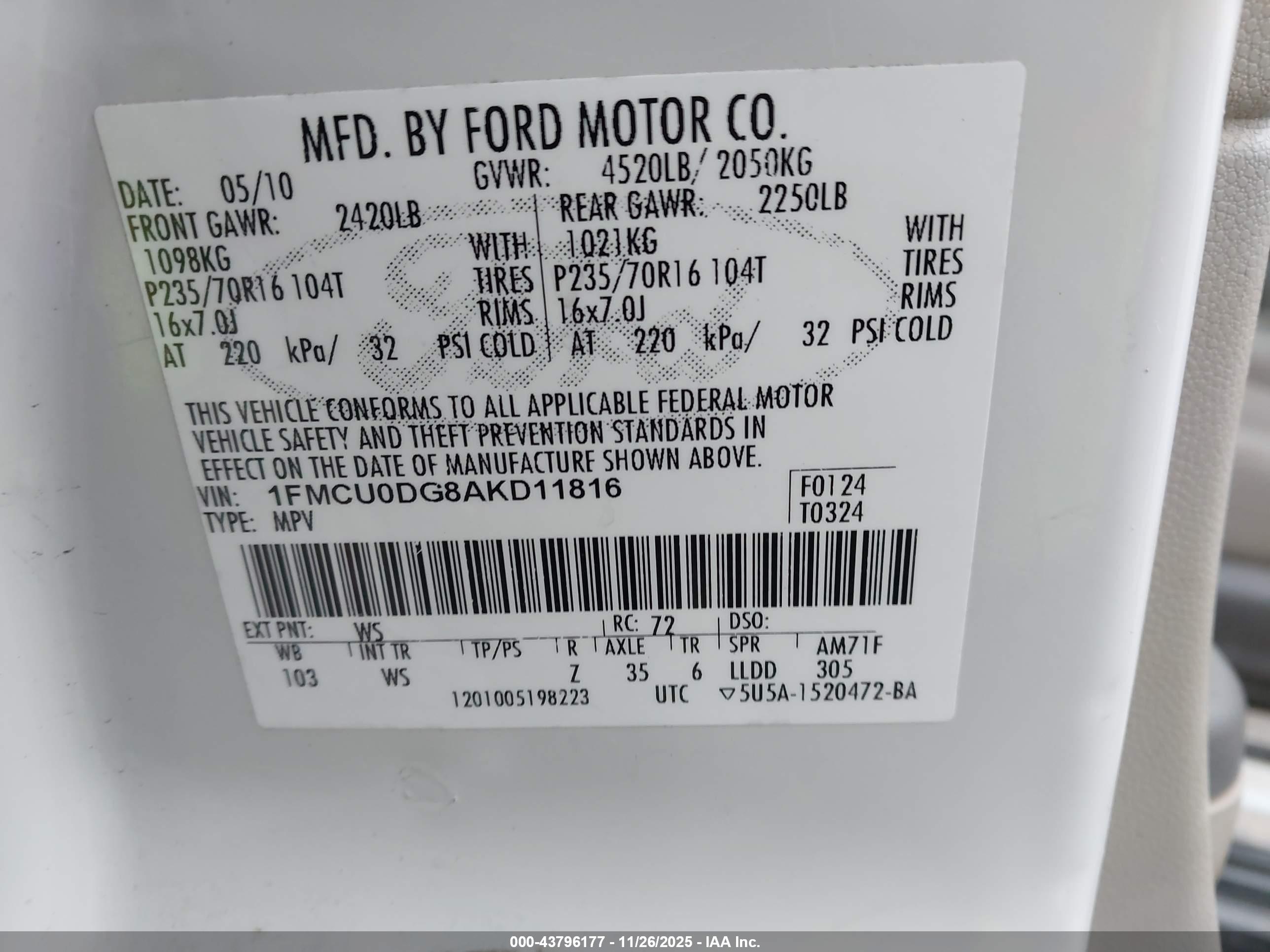 FORD ESCAPE image 9