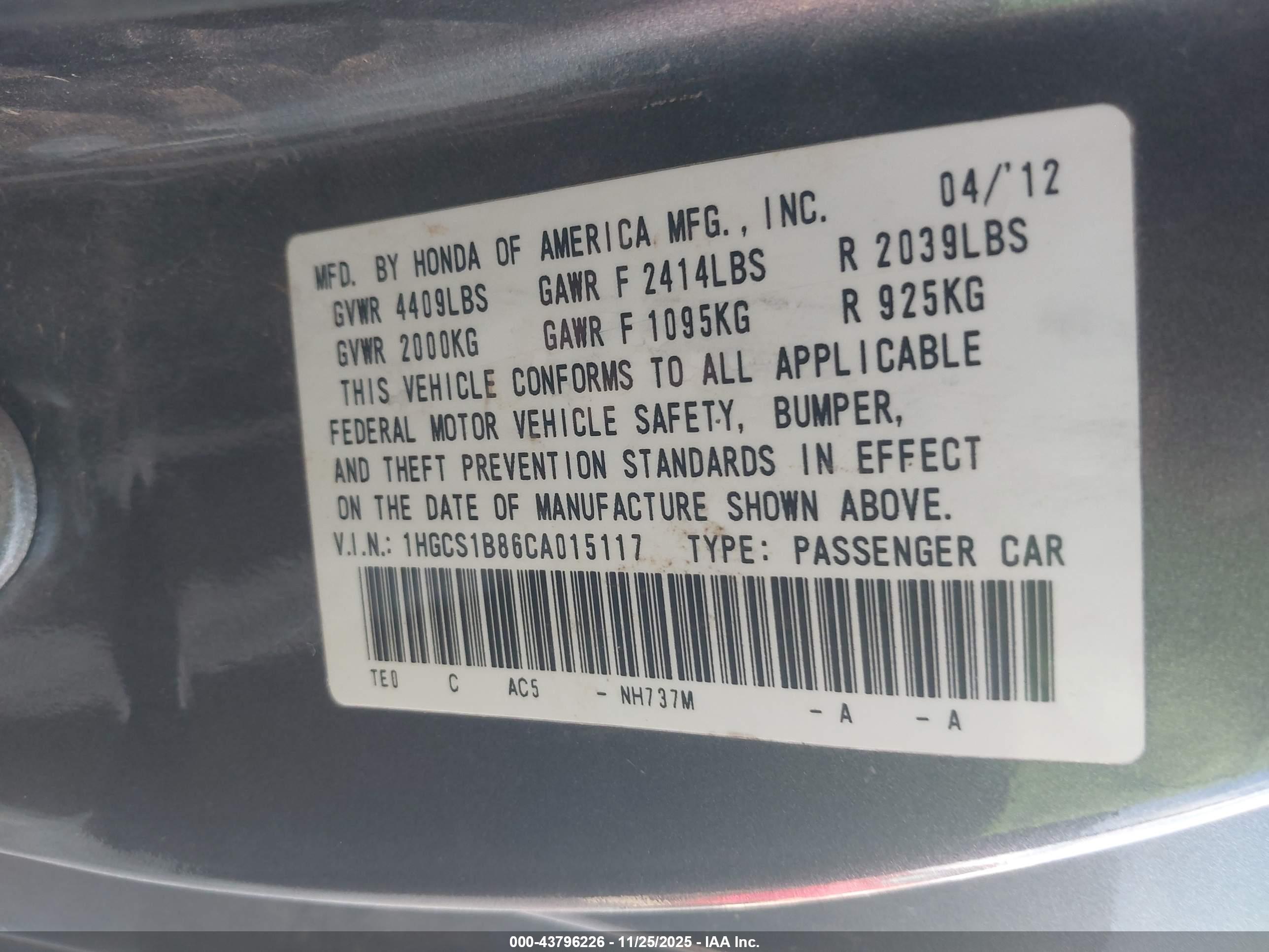 HONDA ACCORD image 9