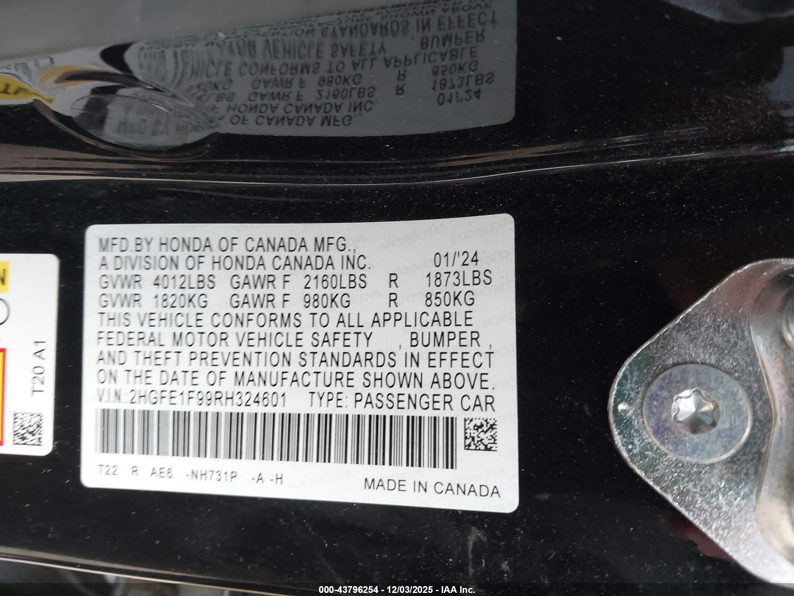 HONDA CIVIC image 9
