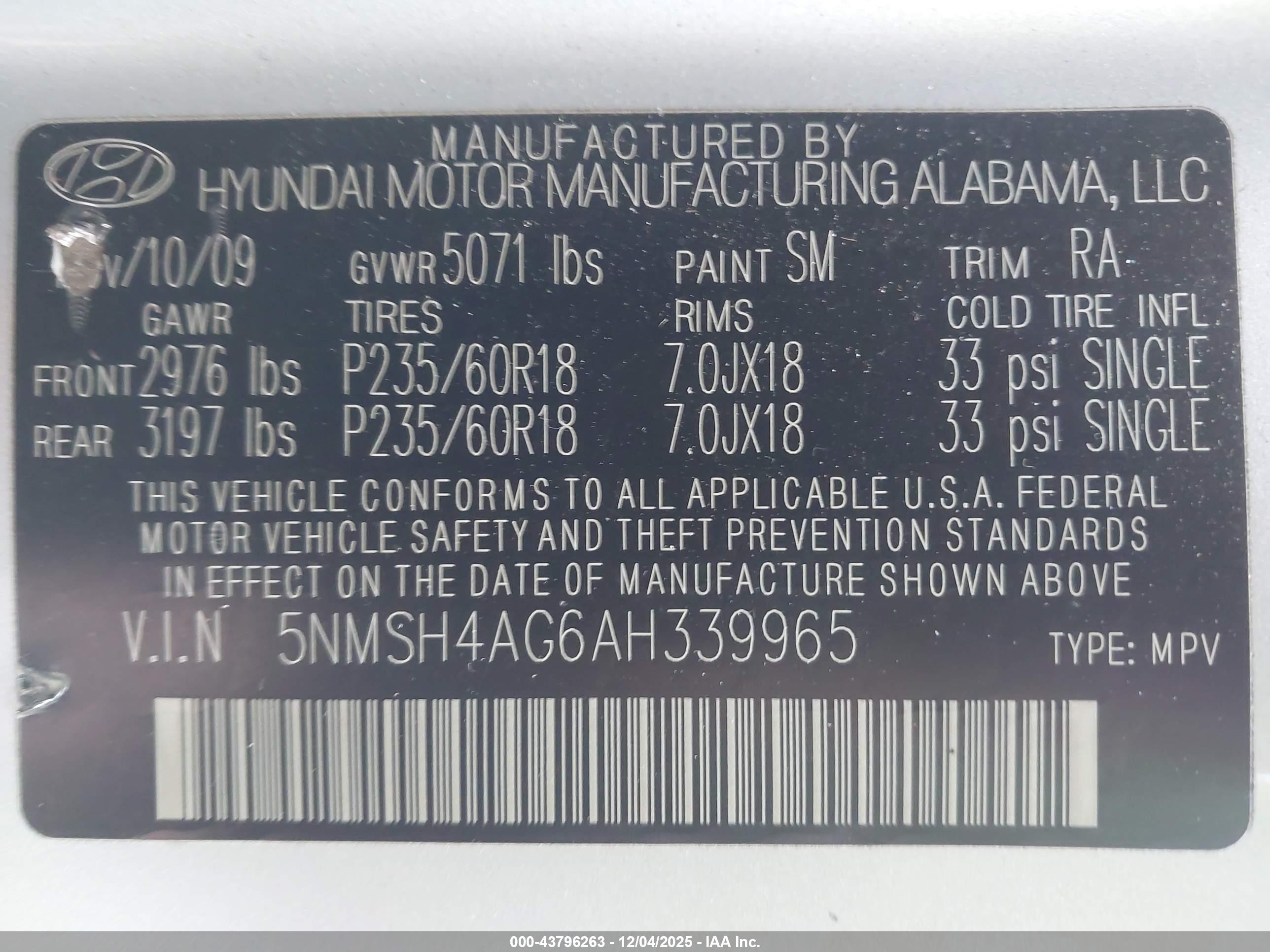 HYUNDAI SANTA image 9