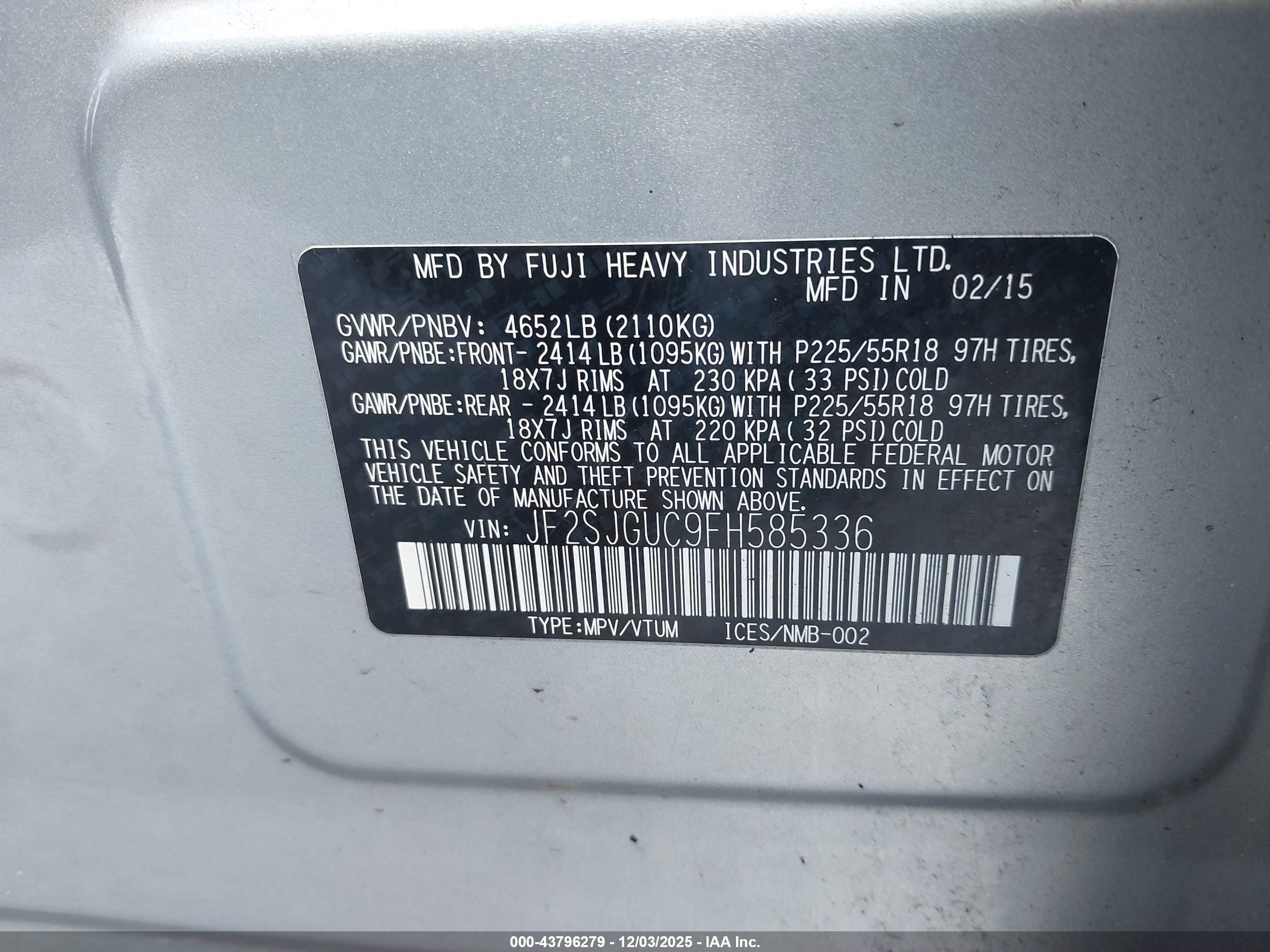 SUBARU FORESTER image 9