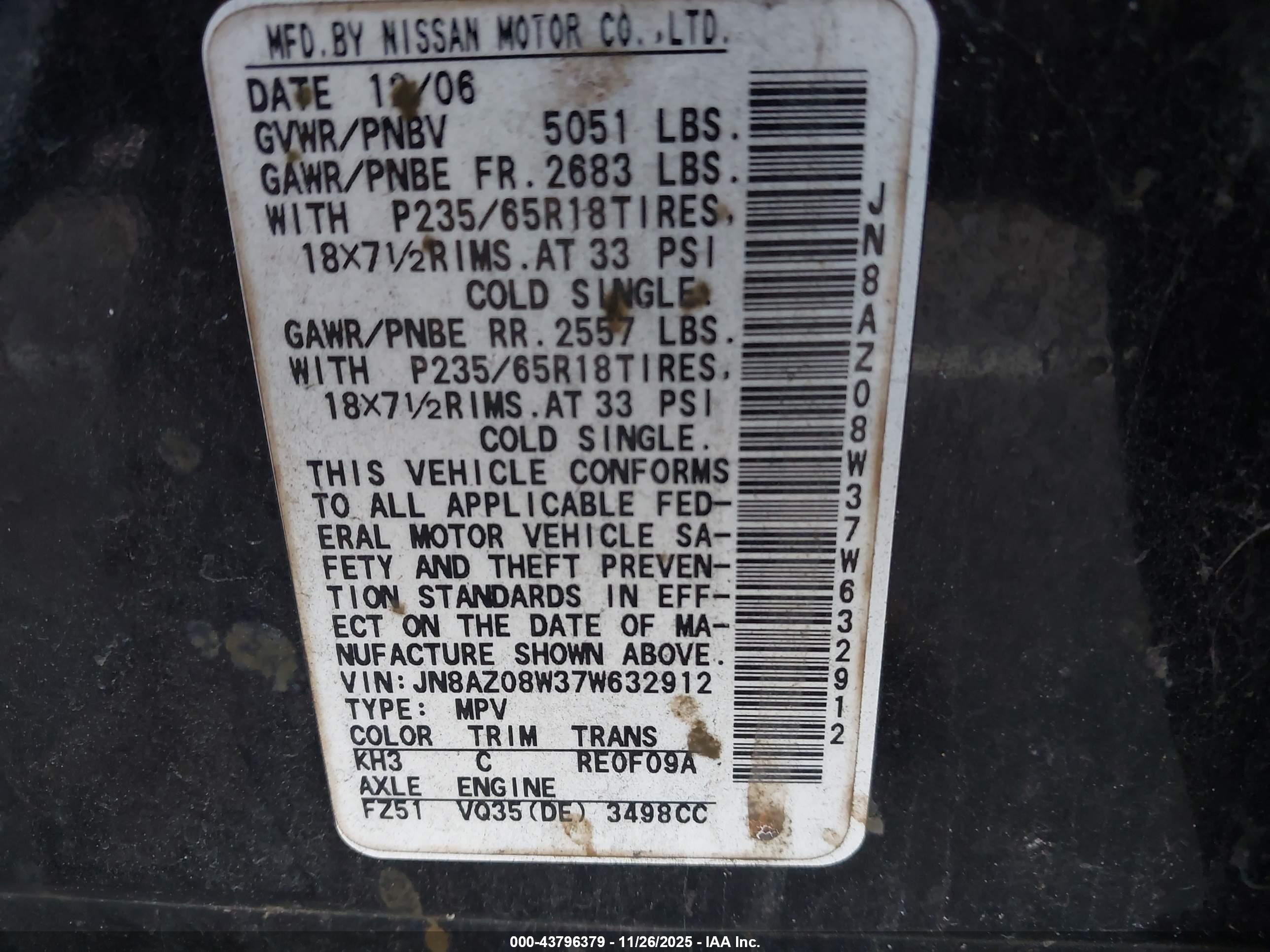 NISSAN MURANO image 9