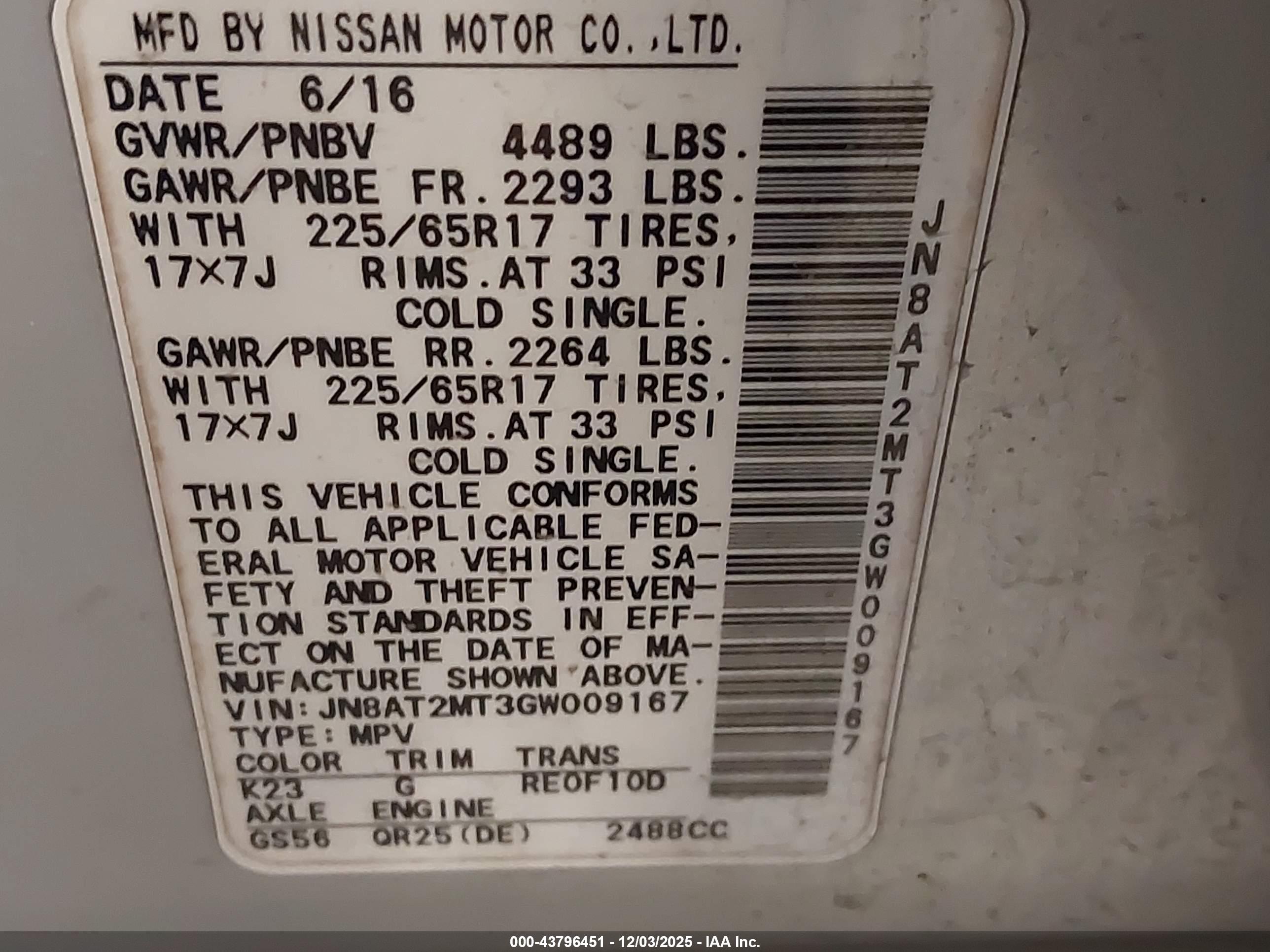 NISSAN ROGUE image 9