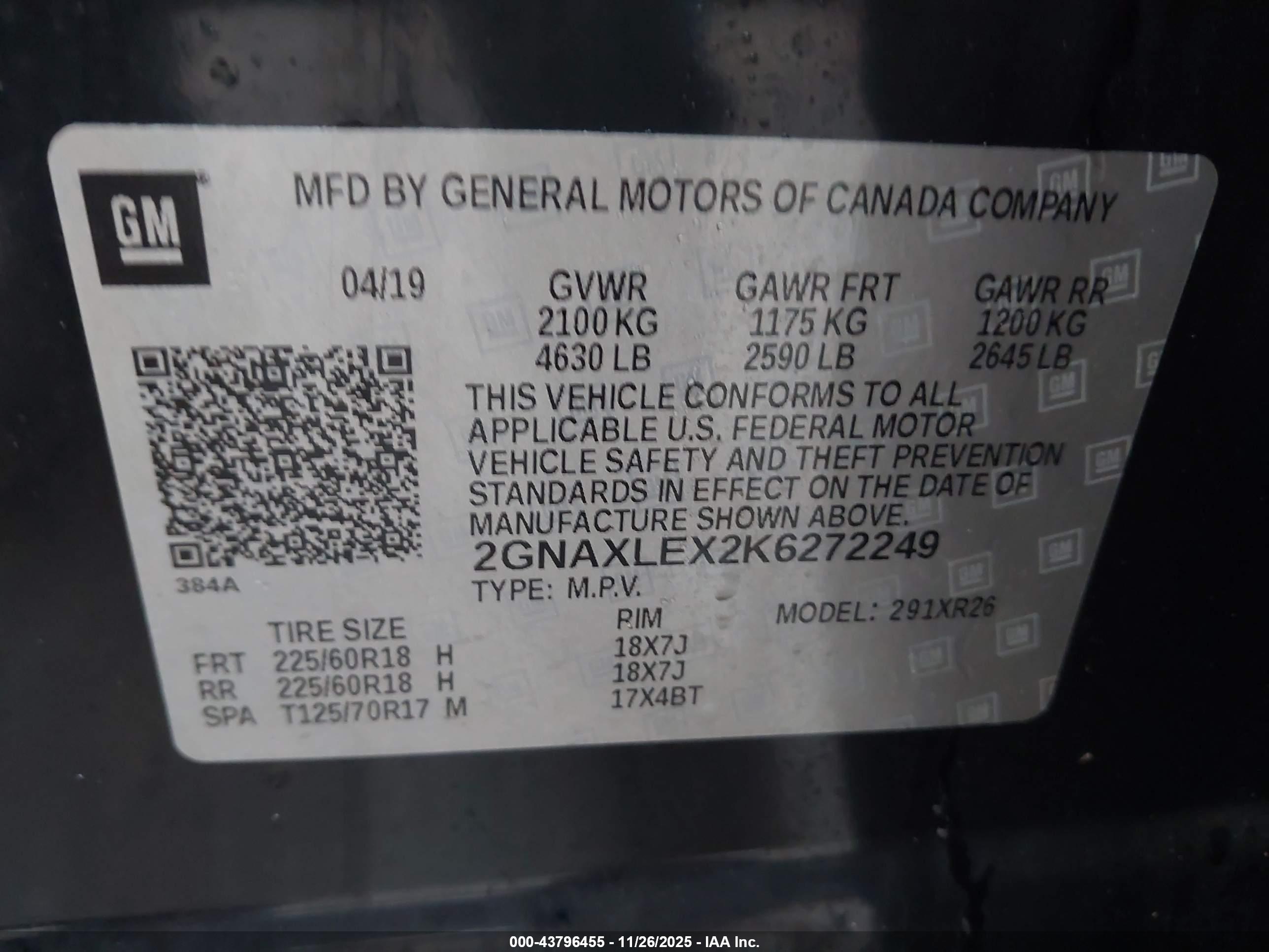 CHEVROLET EQUINOX image 9
