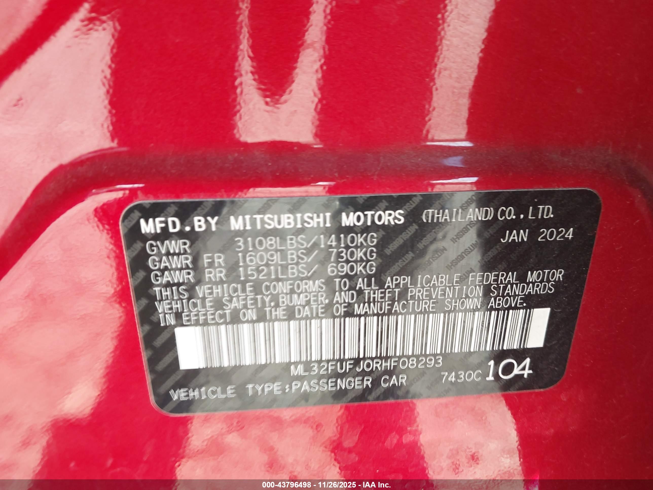 MITSUBISHI MIRAGE image 9