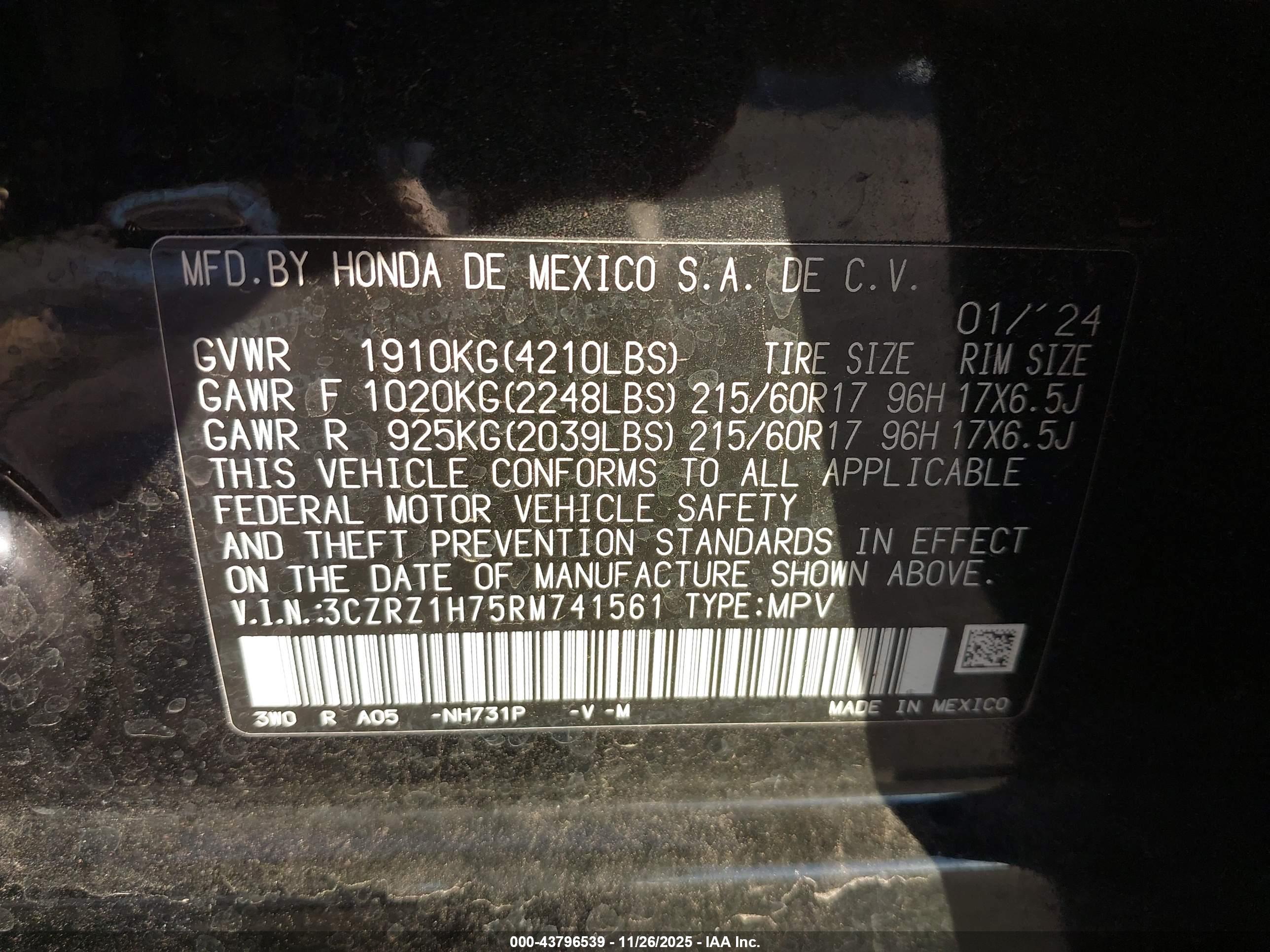 HONDA HR-V image 9