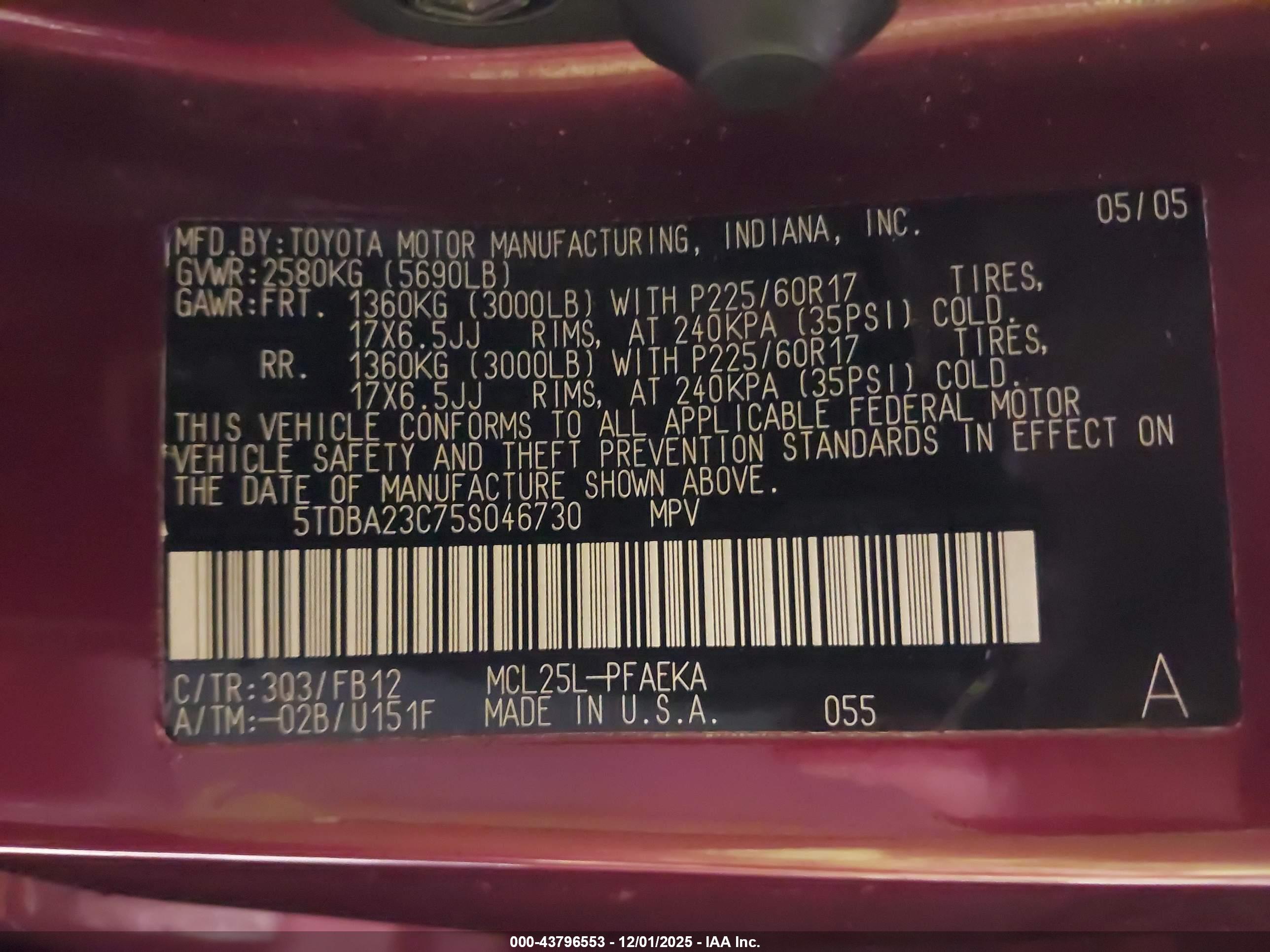TOYOTA SIENNA image 9